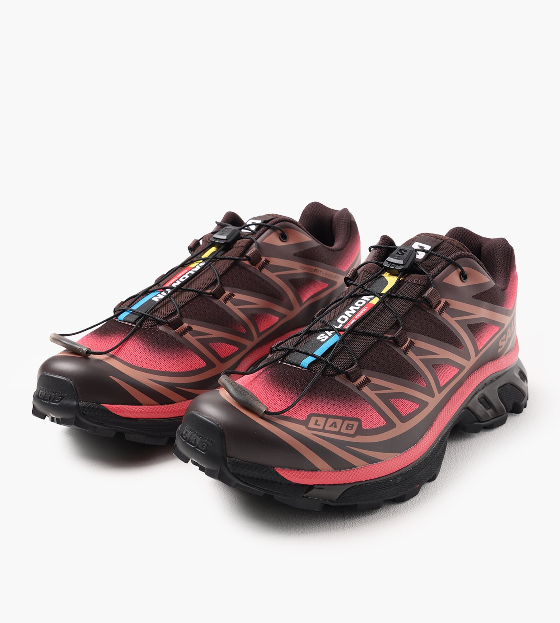 Salomon XT-6 SKYLINE Black Coffee French Roast Rouge Red