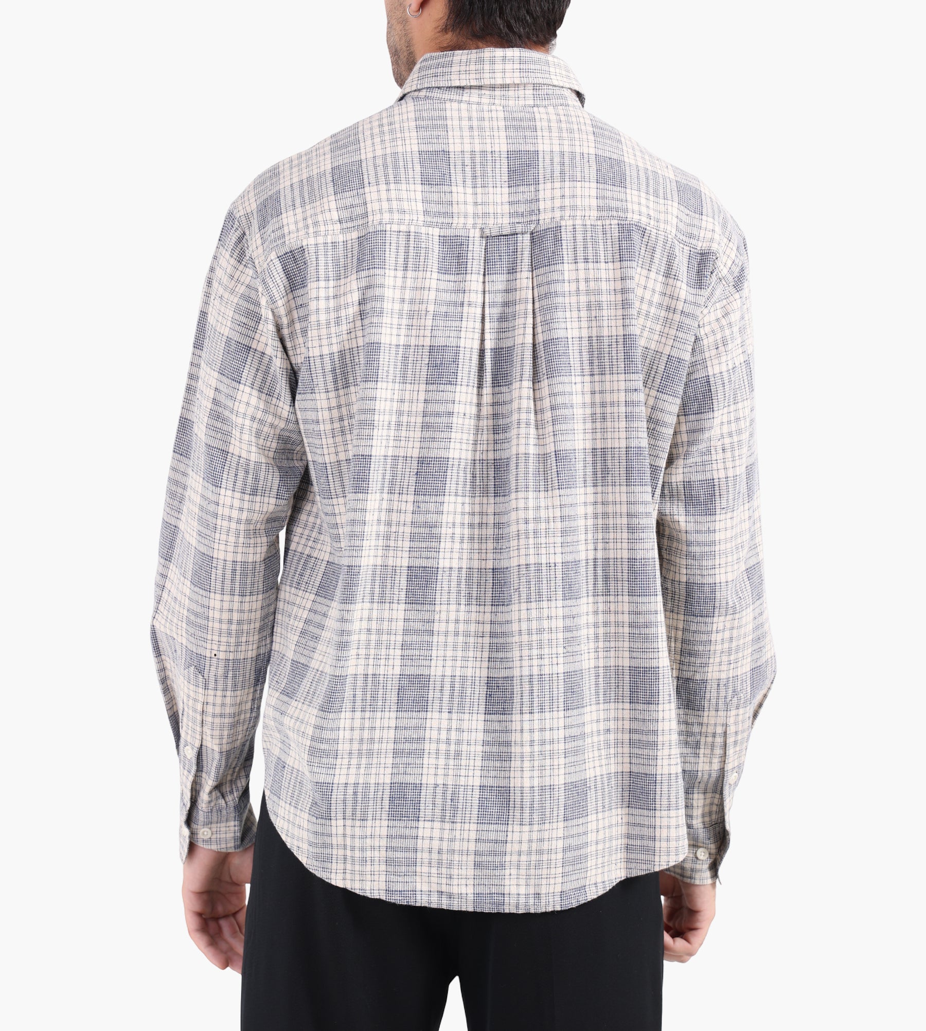 Café-Mountain Heritage Shirt Ecru Slub Check