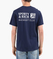 Sporty & Rich Promo T-Shirt Dark Navy White