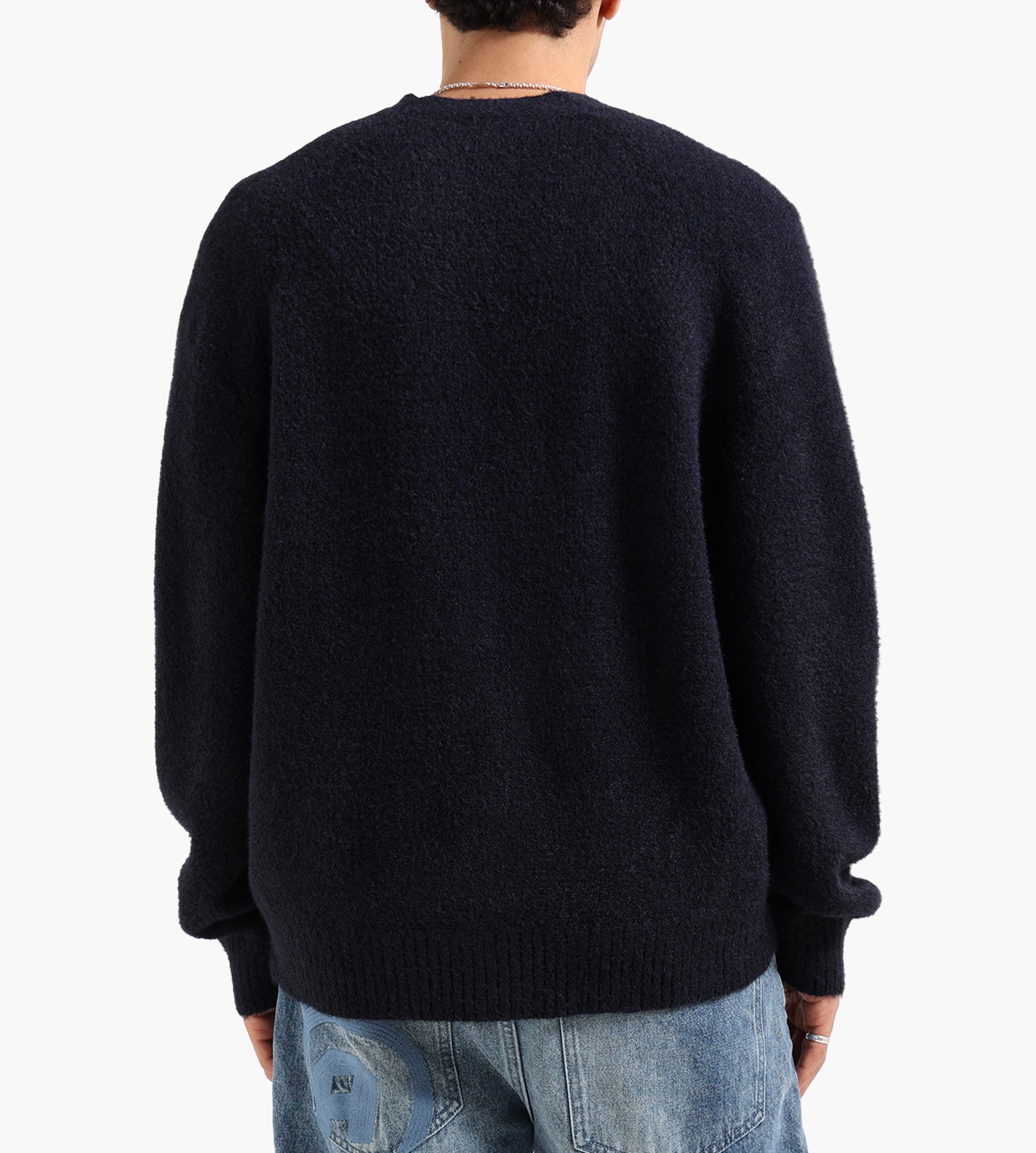 OLAF Signature Knitted Cardigan Navy
