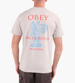 Obey Obey Peace & Justice Statue Tee Silver Grey