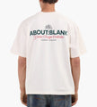 about:blank Blazon T-Shirt Cotton Oat Green Red