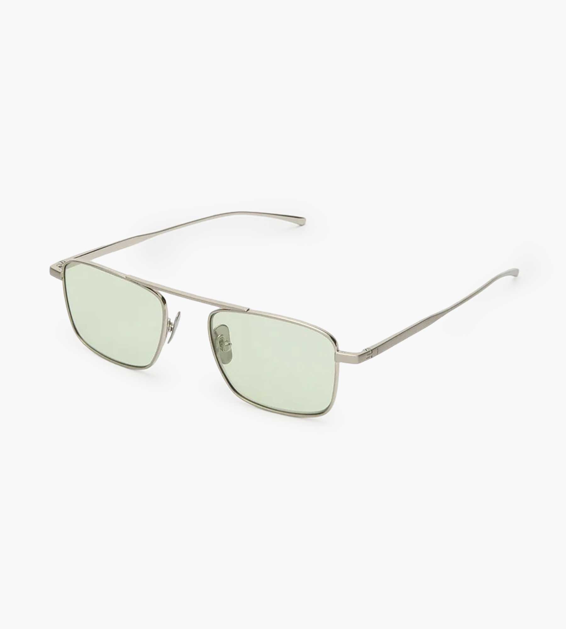 Flatlist Reed Brushed Silver Chill Out Green Lens