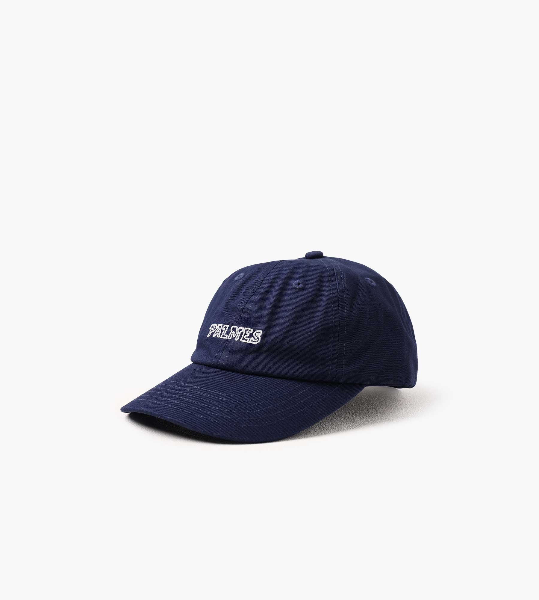 Palmes Embroidered Logo Cap Dark Blue