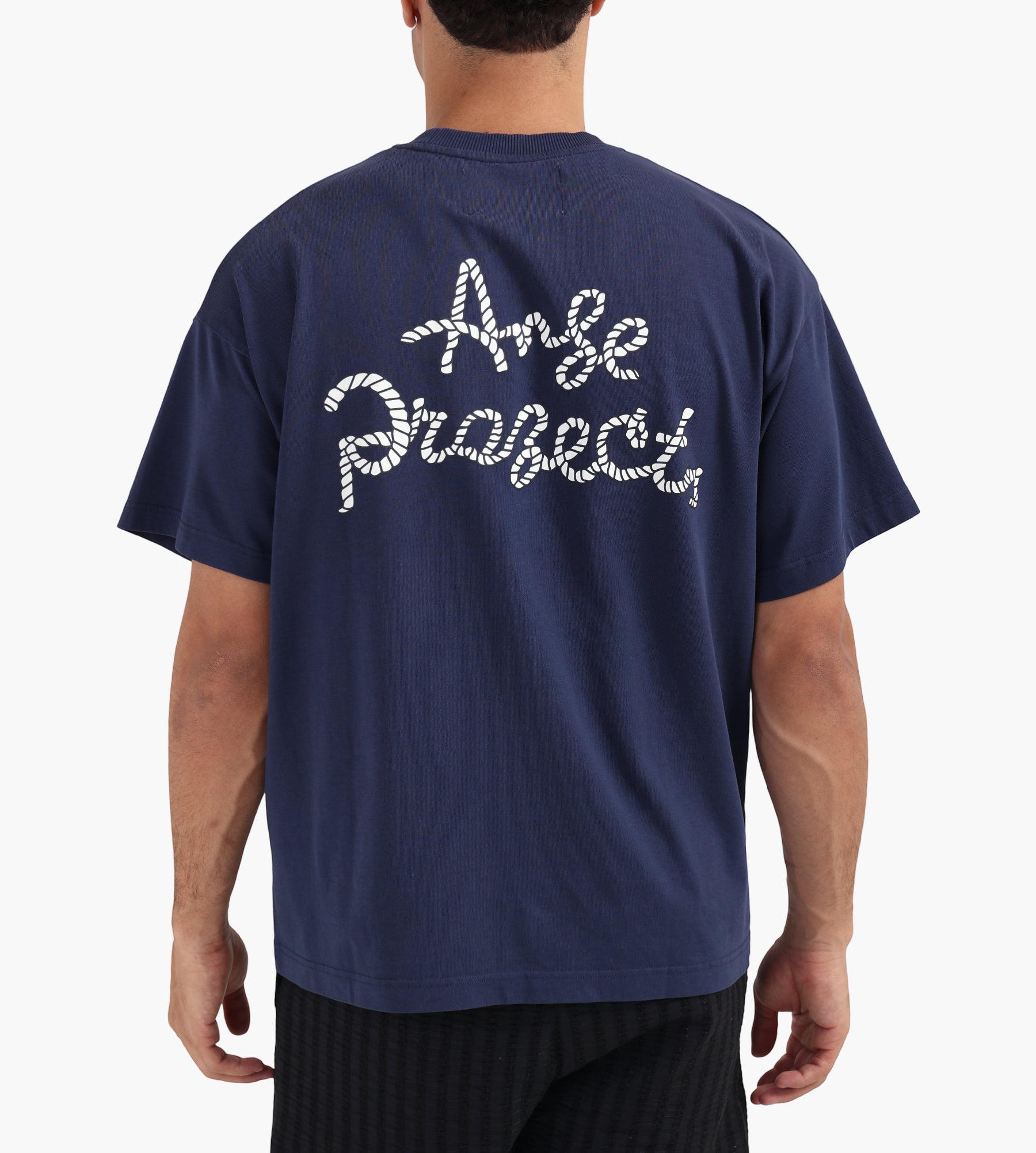 Ange Projects Rope Tee Navy