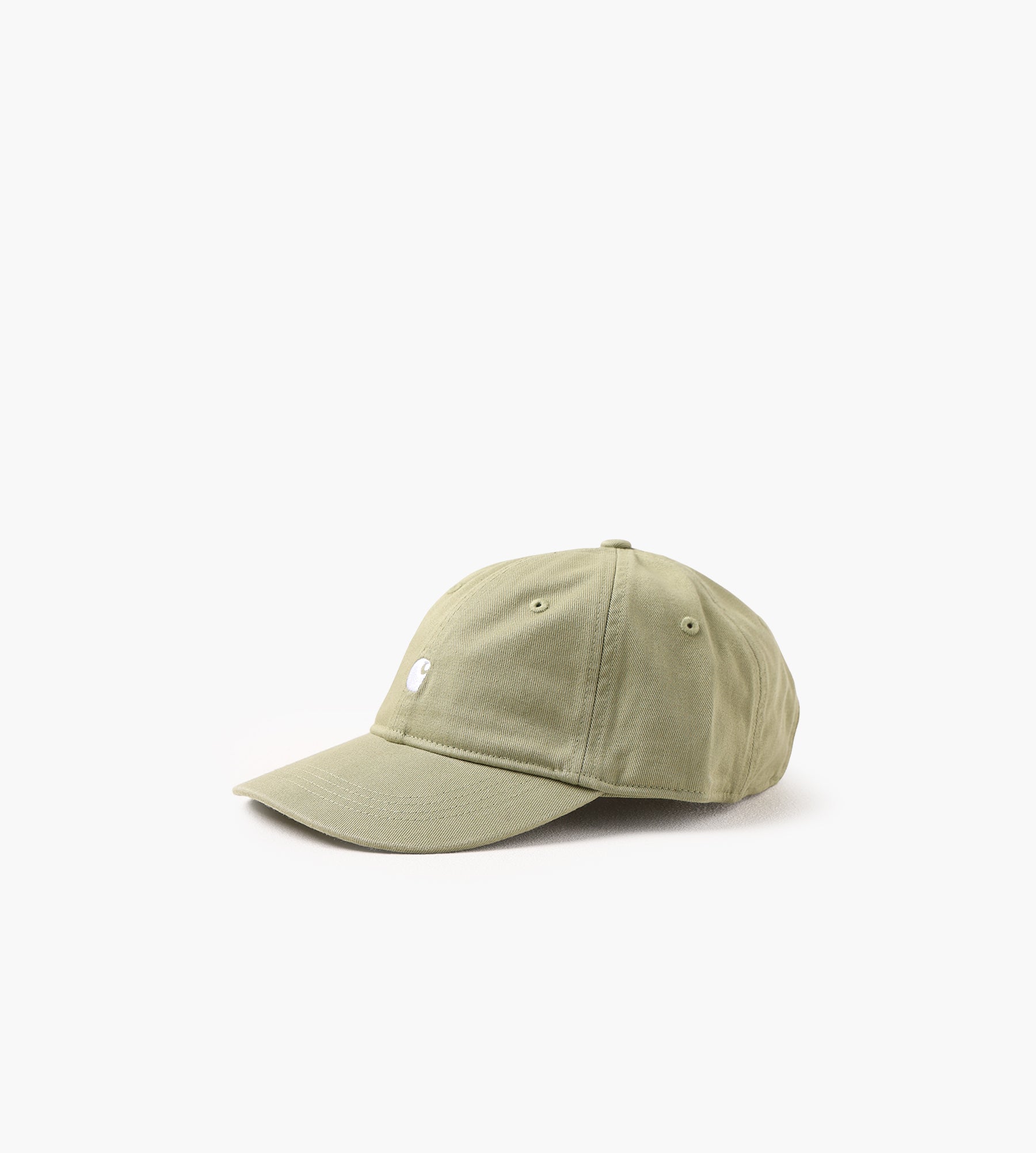 Carhartt WIP Madison Logo Cap Gentle Green White