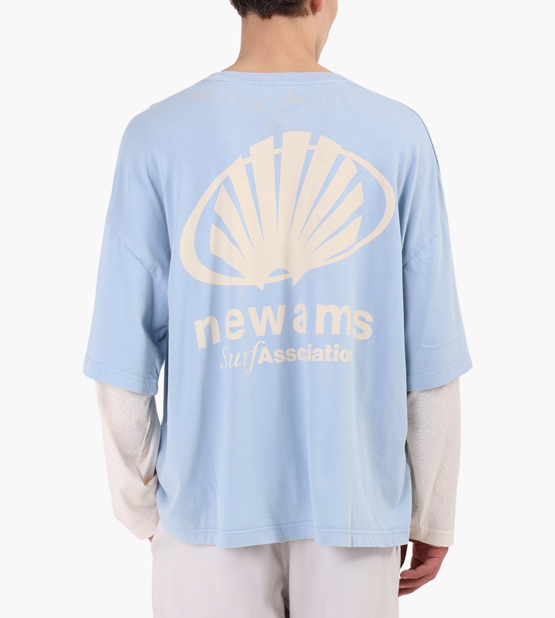 New Amsterdam Surf Association Corporate Logo Longsleeve Baby Blue