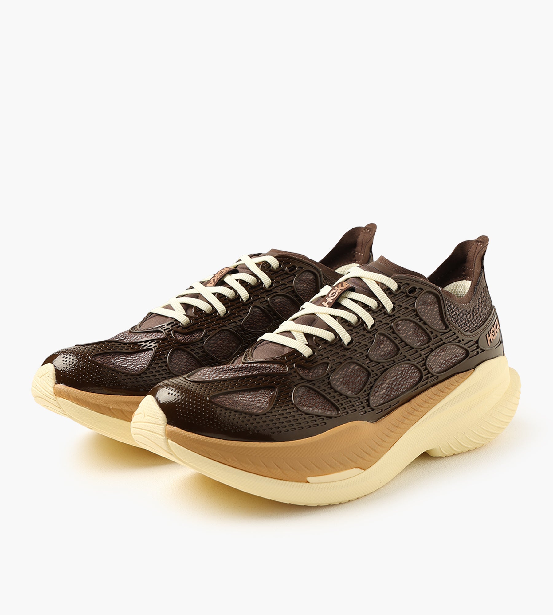 Hoka U Mach X Caged Walnut Maple
