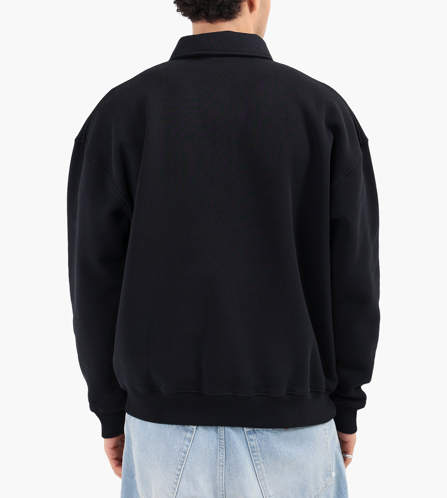 OLAF Signature Oversized Polo Black