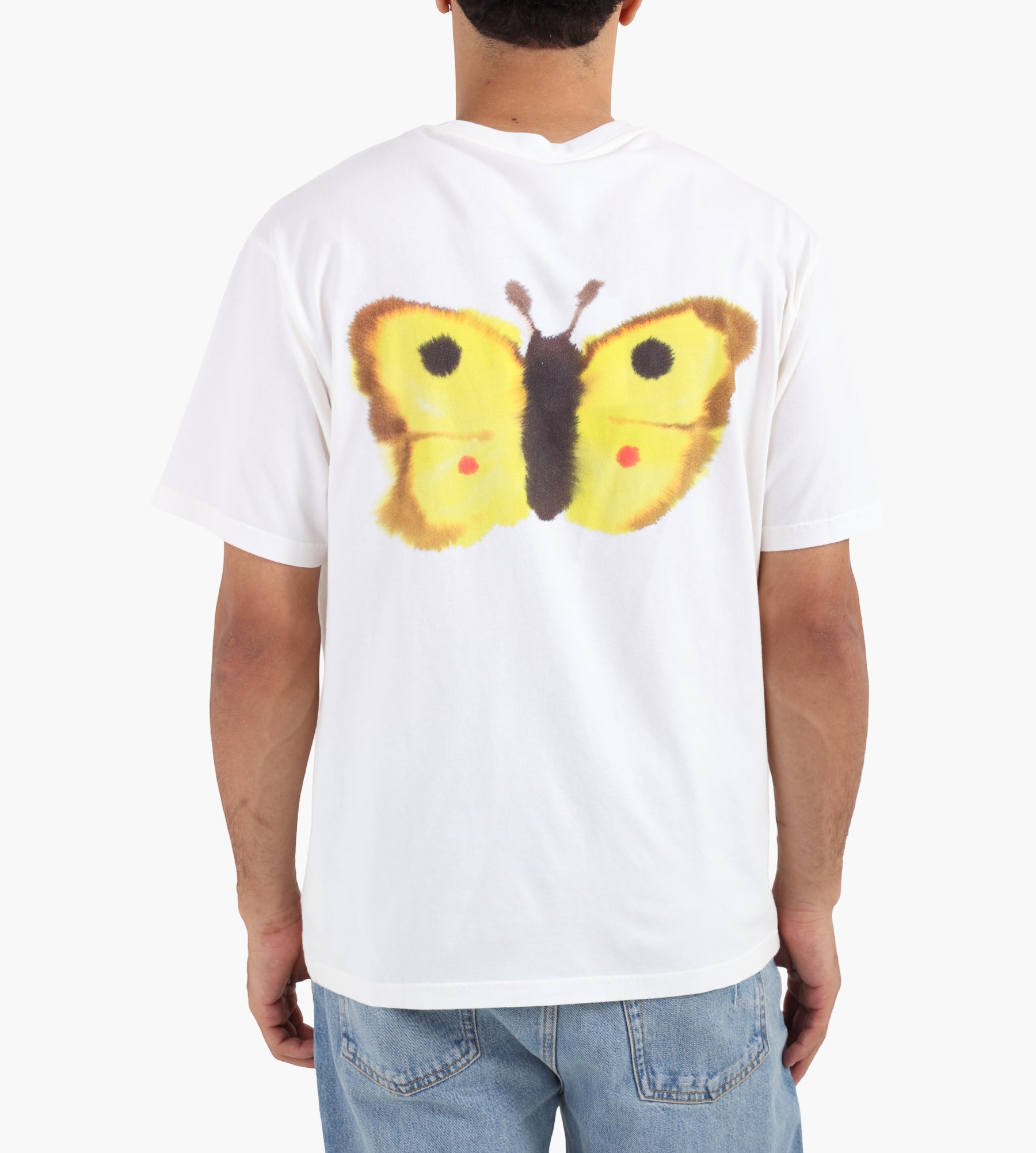 Wild Animals Butterfly, Butterfly T-Shirt Off White