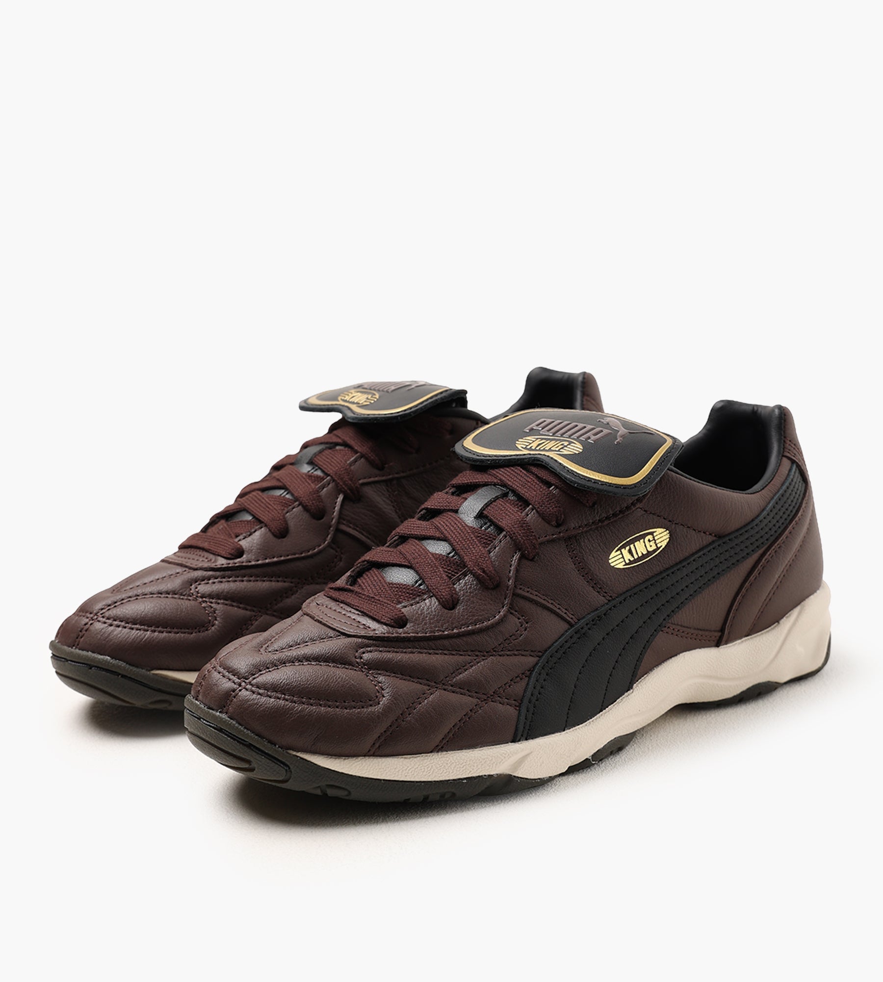 Puma King Indoor Chocolate Brown Puma Black - Puma - Footwear