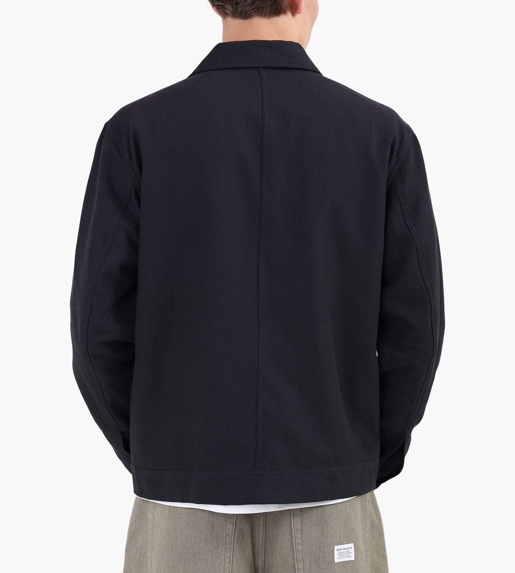 Norse Projects Arresskov Cotton Linen Twill Overshirt Dark Navy