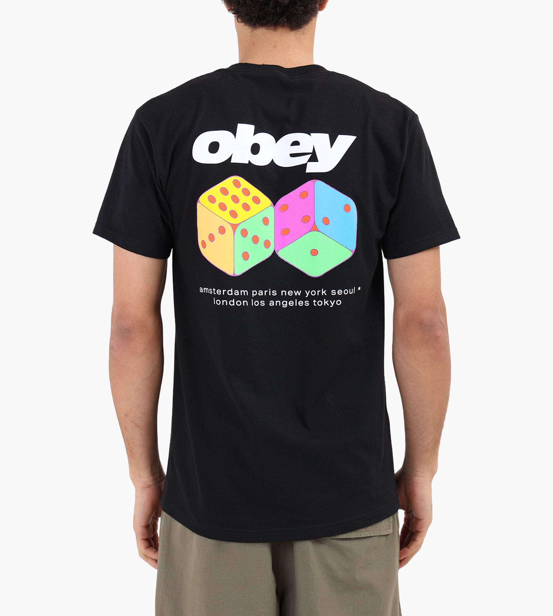 Obey Dice Tee Black