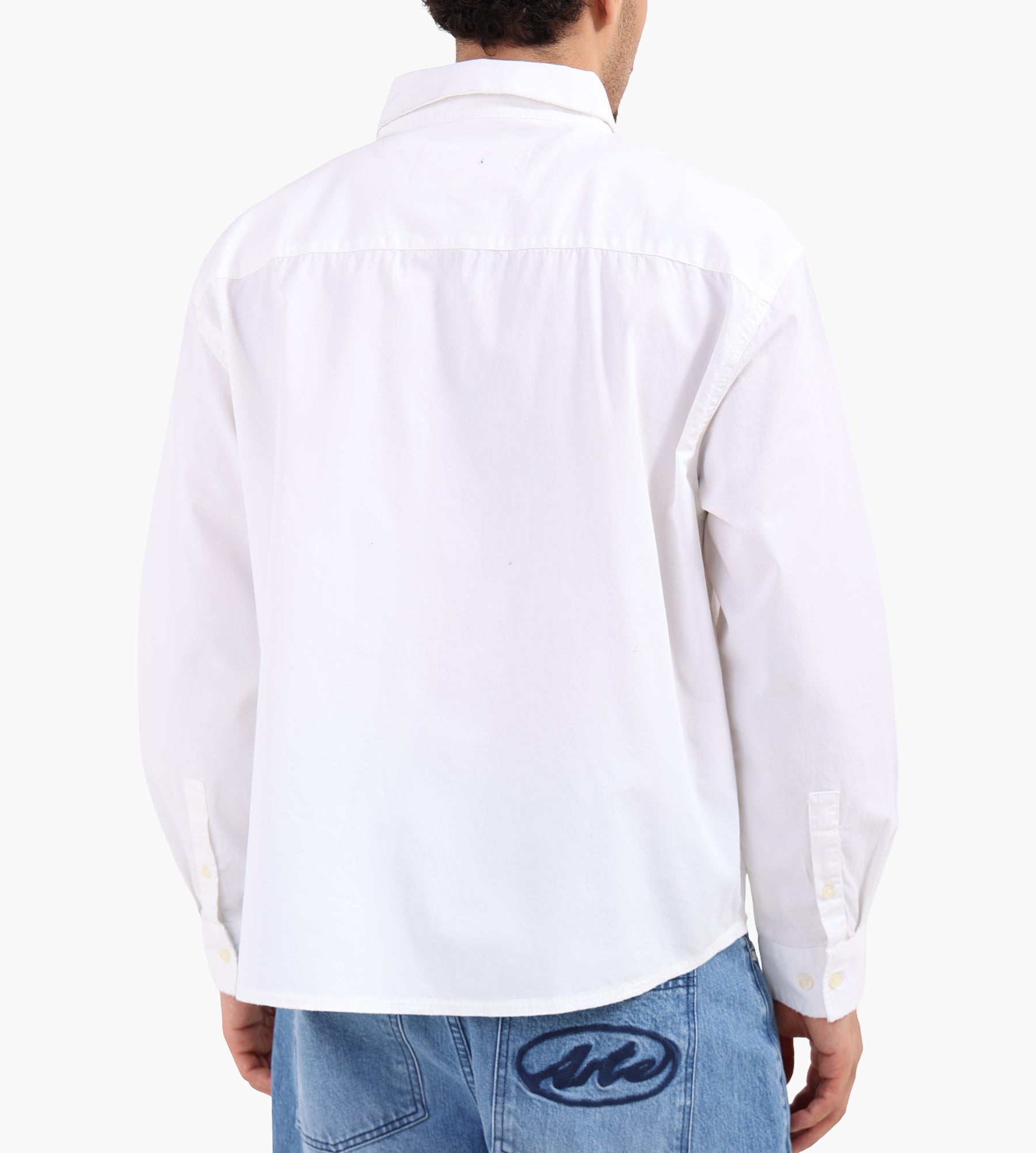 Bram's Fruit Longsleeve Varsity Shirt White