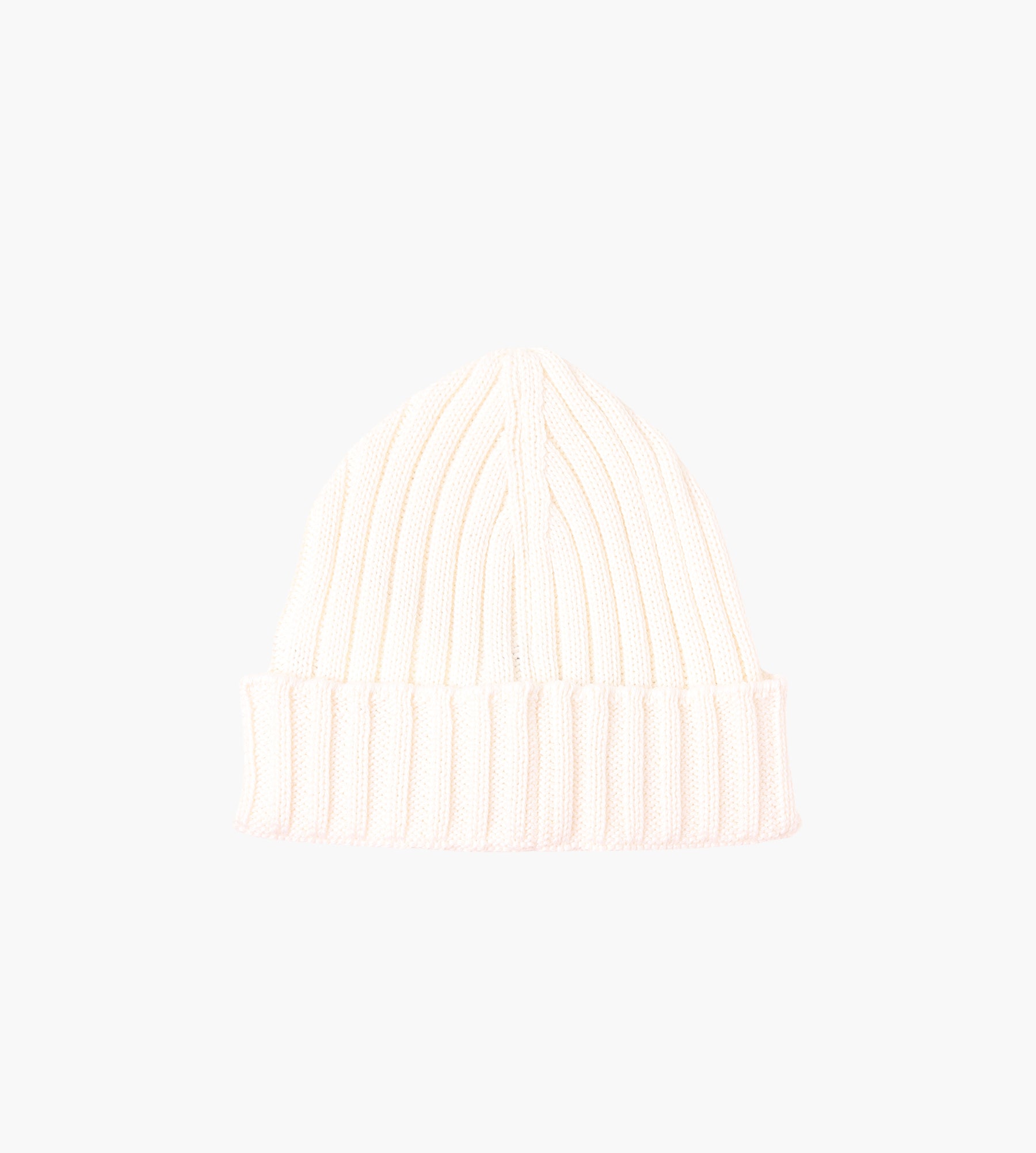 C.P. Company Accessories Knit Cap In Extrafine Merino Wool Gauze White