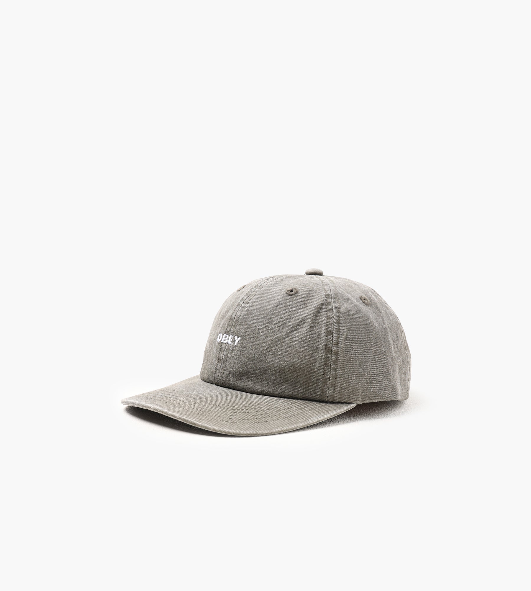 Obey S26 Pigment Bold 6 Panel Strapback Pigment Olive - Obey - Accessories