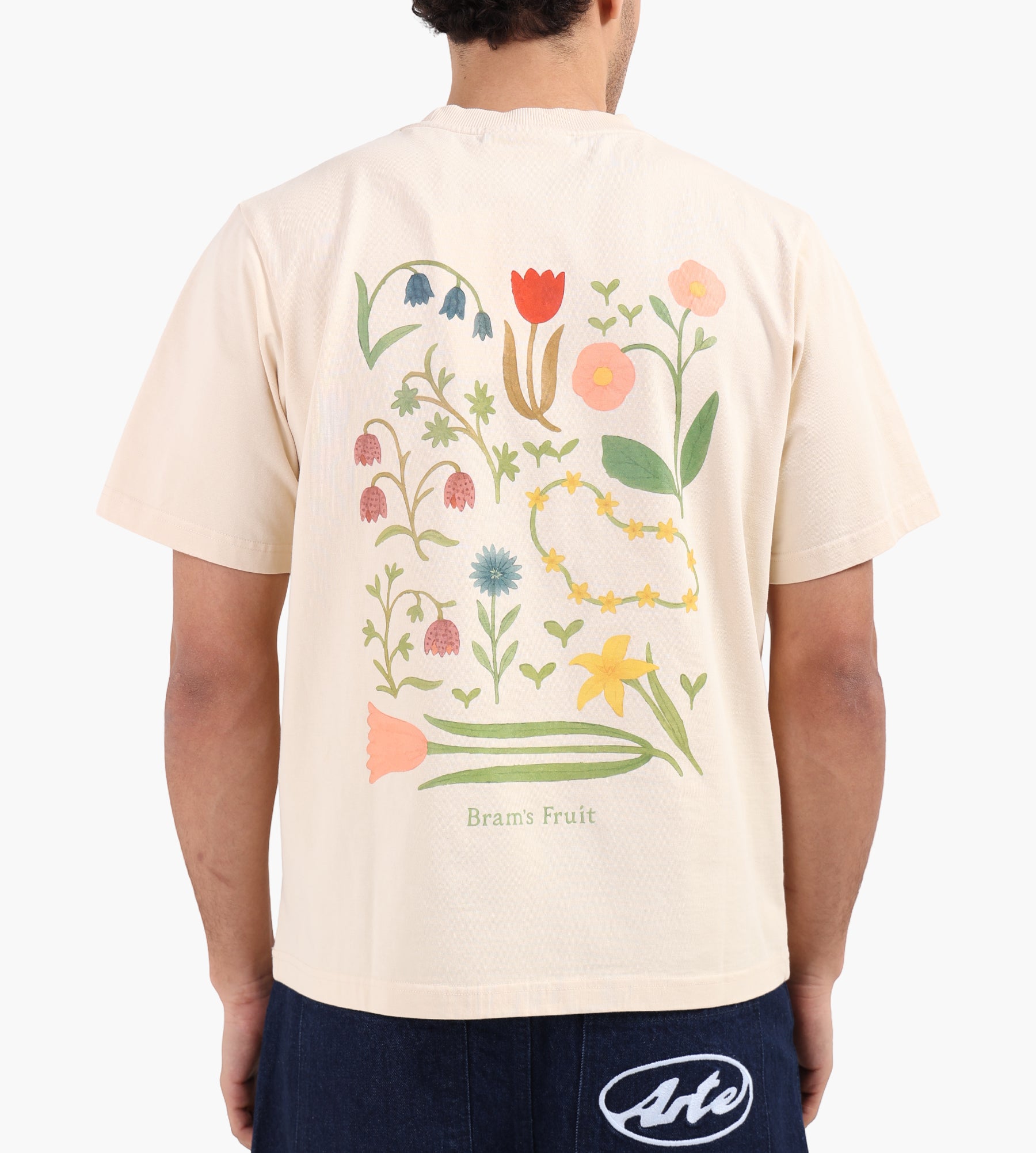 Bram's Fruit Botanical T-shirt Beige