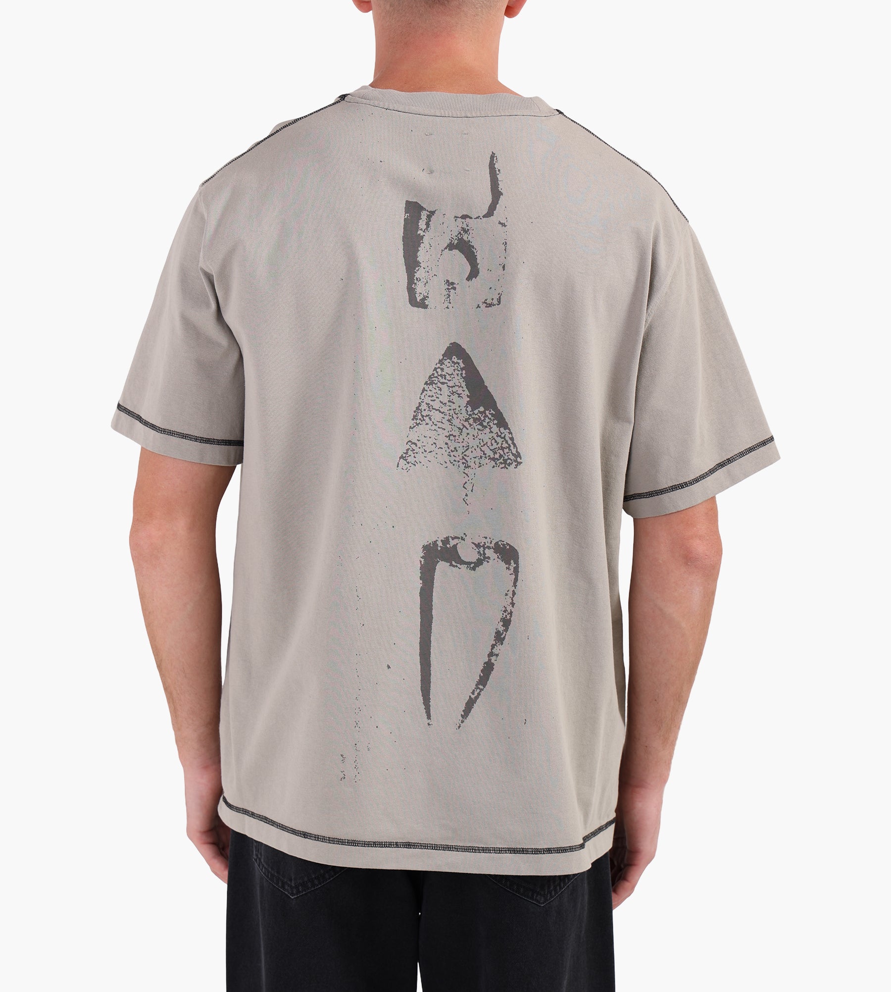 ROA Neolith Stitch Organic T Shirt Pale Green