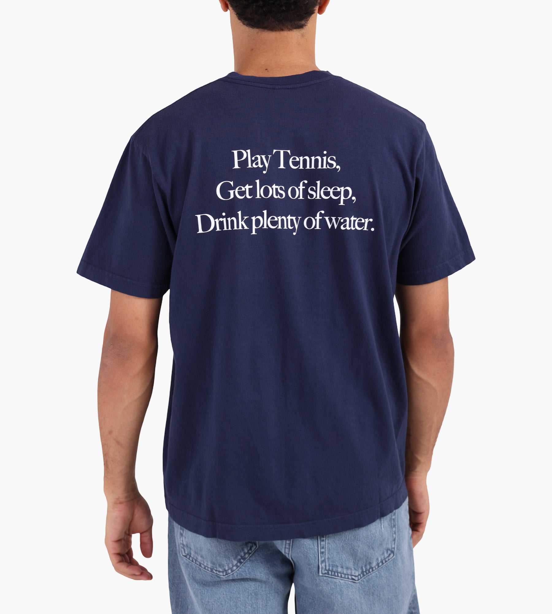 Sporty & Rich Play Tennis T-Shirt Dark Navy