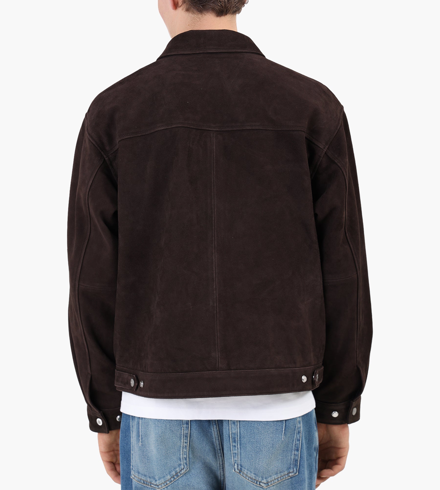NN.07 Petrus Suede Jacket 80030 Deep Truffle