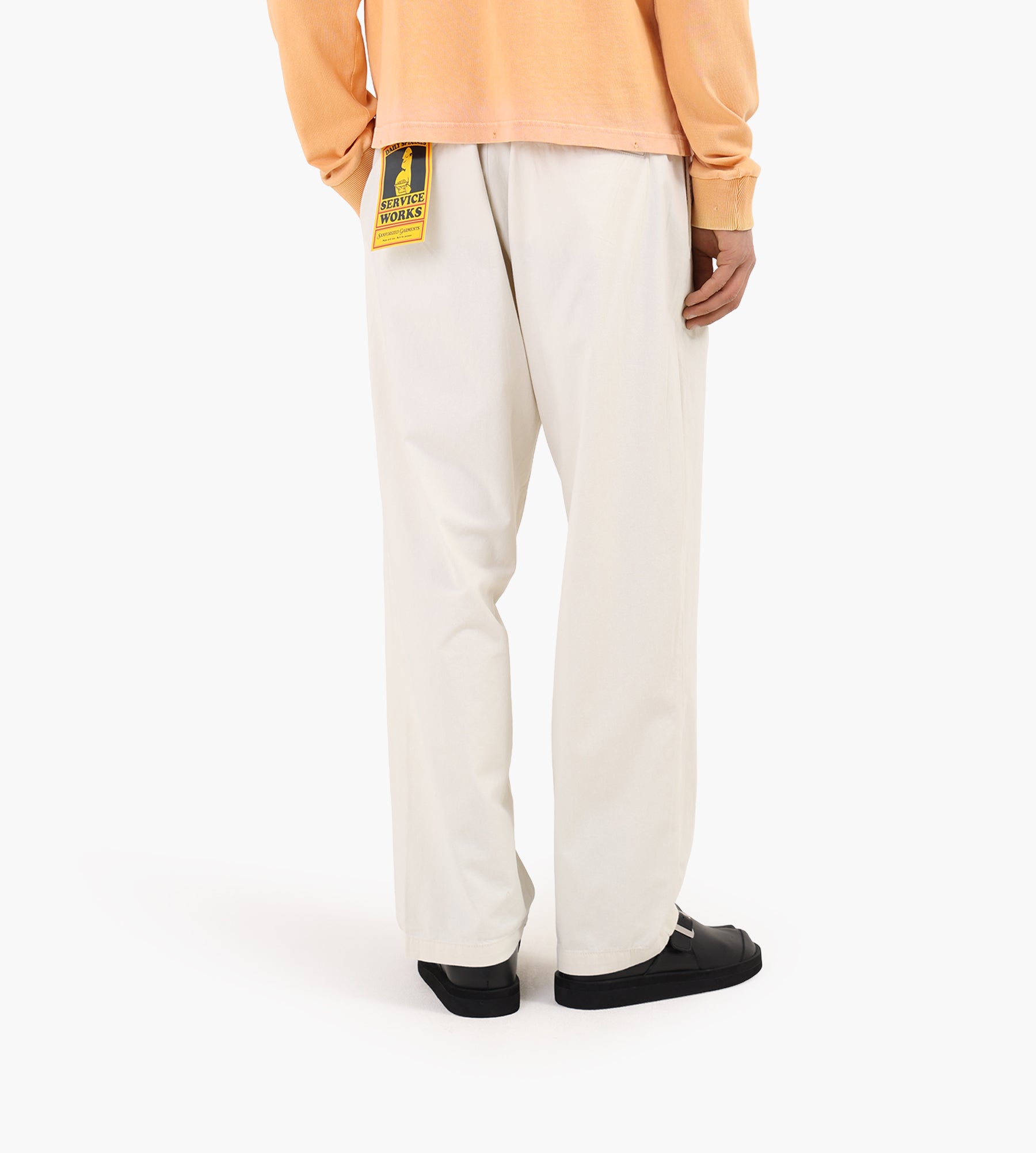 Service Works Twill Part Timer Pants Off-White