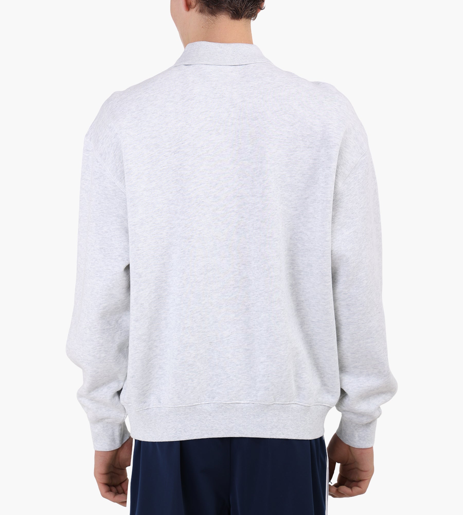 Carhartt WIP WIP Label Polo Sweat Ash Heather