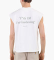 Bram's Fruit “F*ck Off” Sleevless T-Shirt Distressed White
