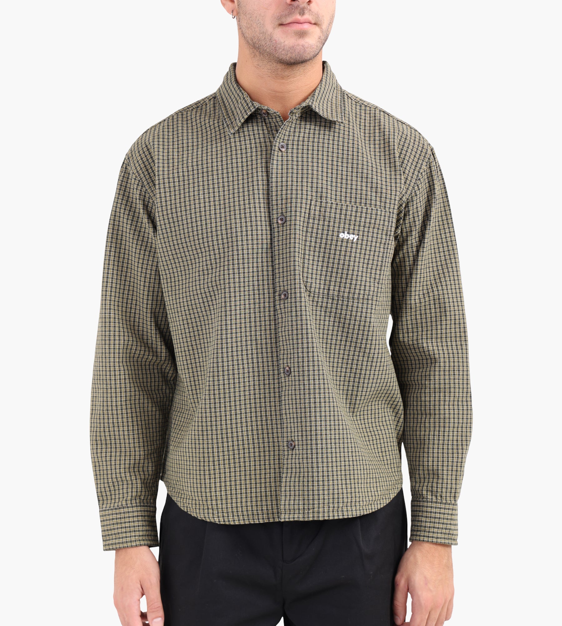 Obey Jimmy Woven Shirt Rosin Multi
