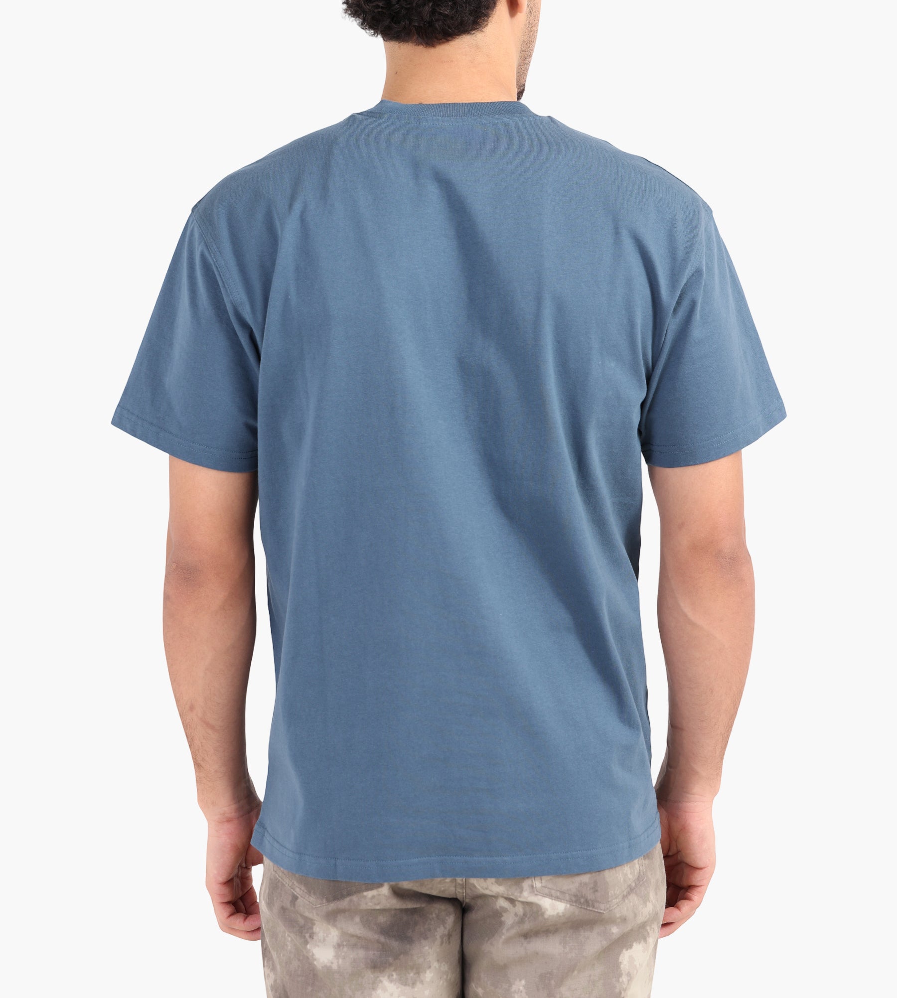 Carhartt WIP American Script T-Shirt Office Blue