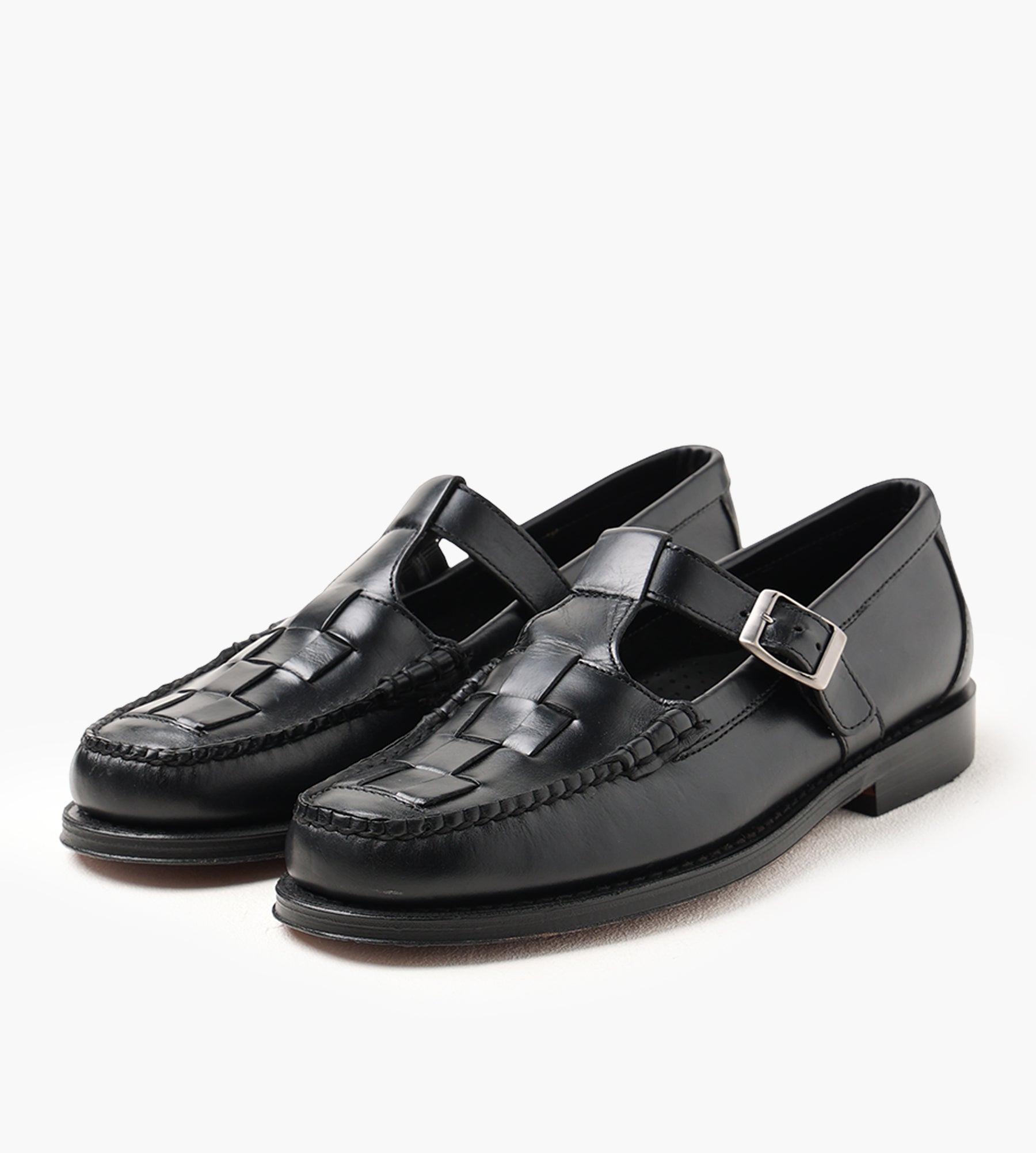 G.H. Bass Weejun Heritage Fisherman Black Lthr