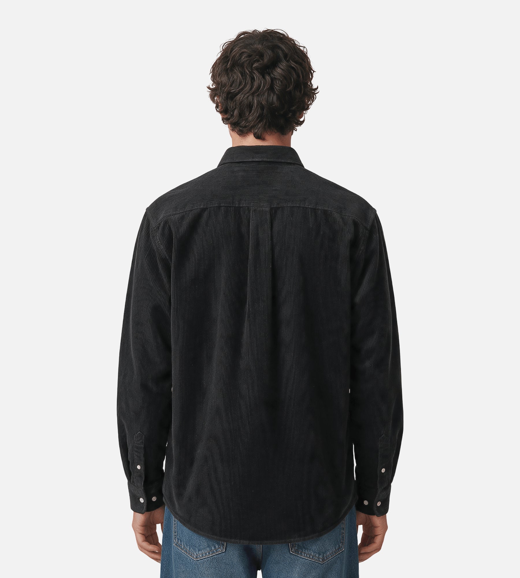 Carhartt WIP Long Sleeve Madison Cord Shirt Soot