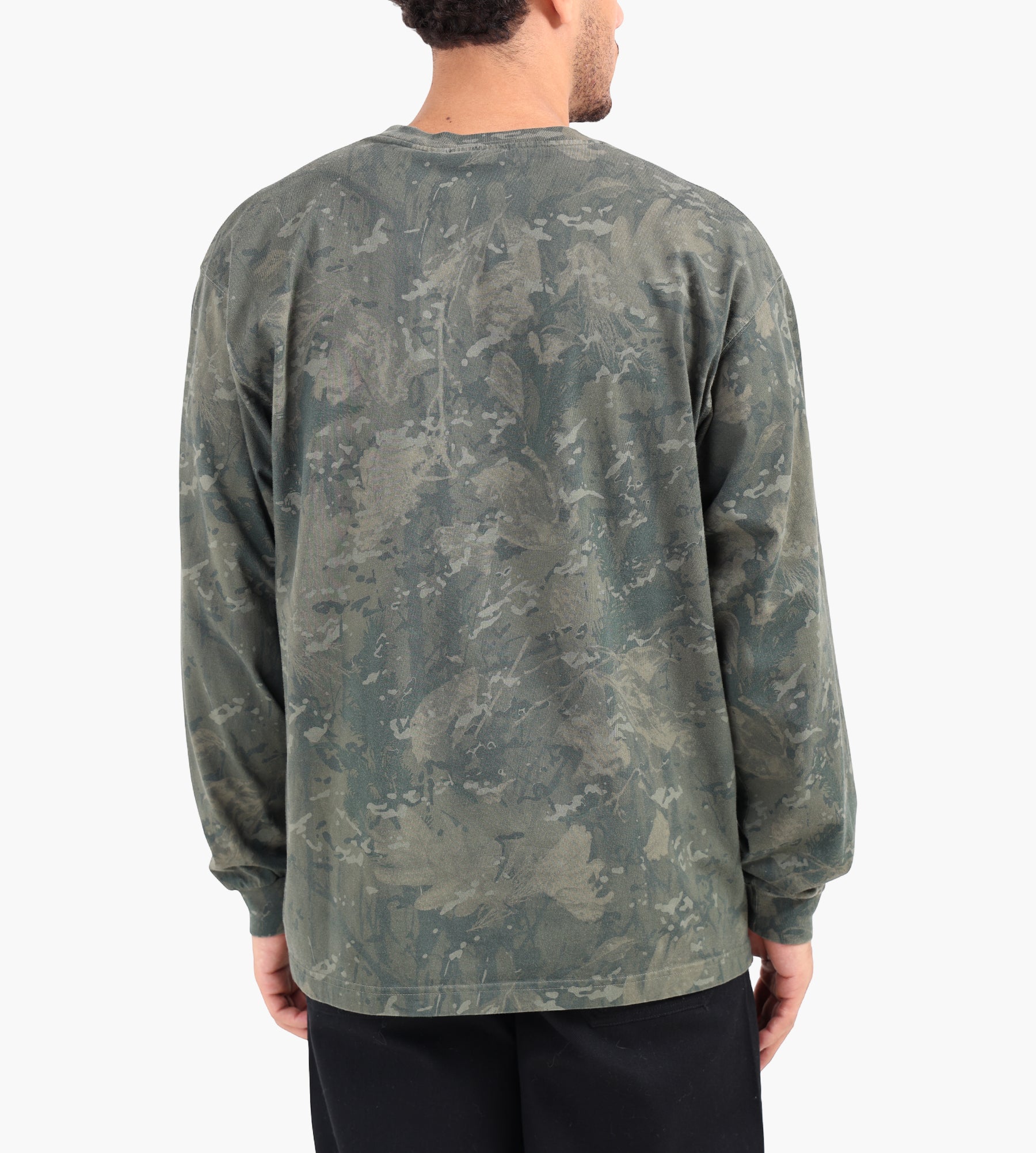 Carhartt WIP Camo Combi Longsleeve Camo Combi Green Olive