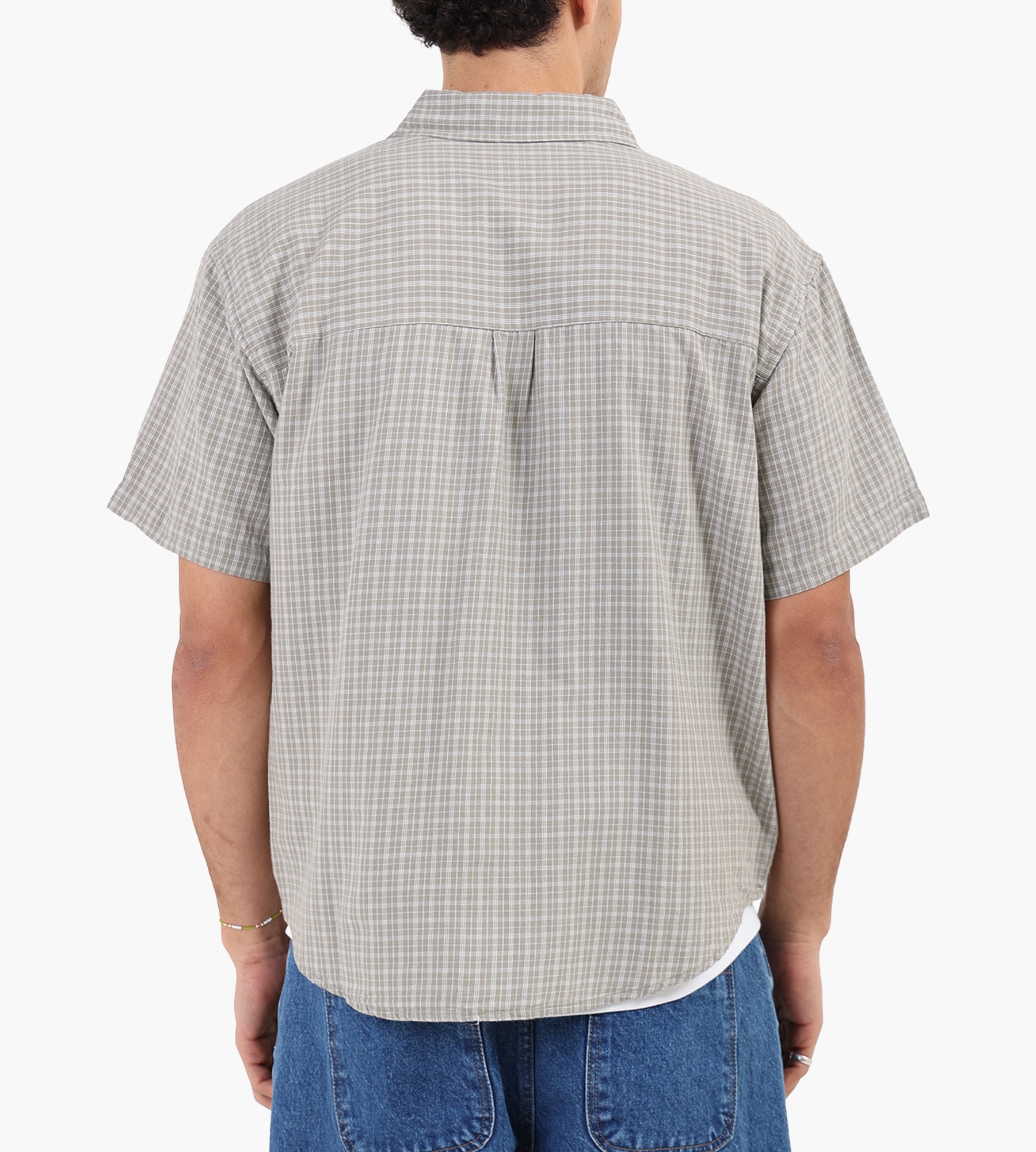Obey Bigwig Ian Woven Shirt Dried Sage Multi