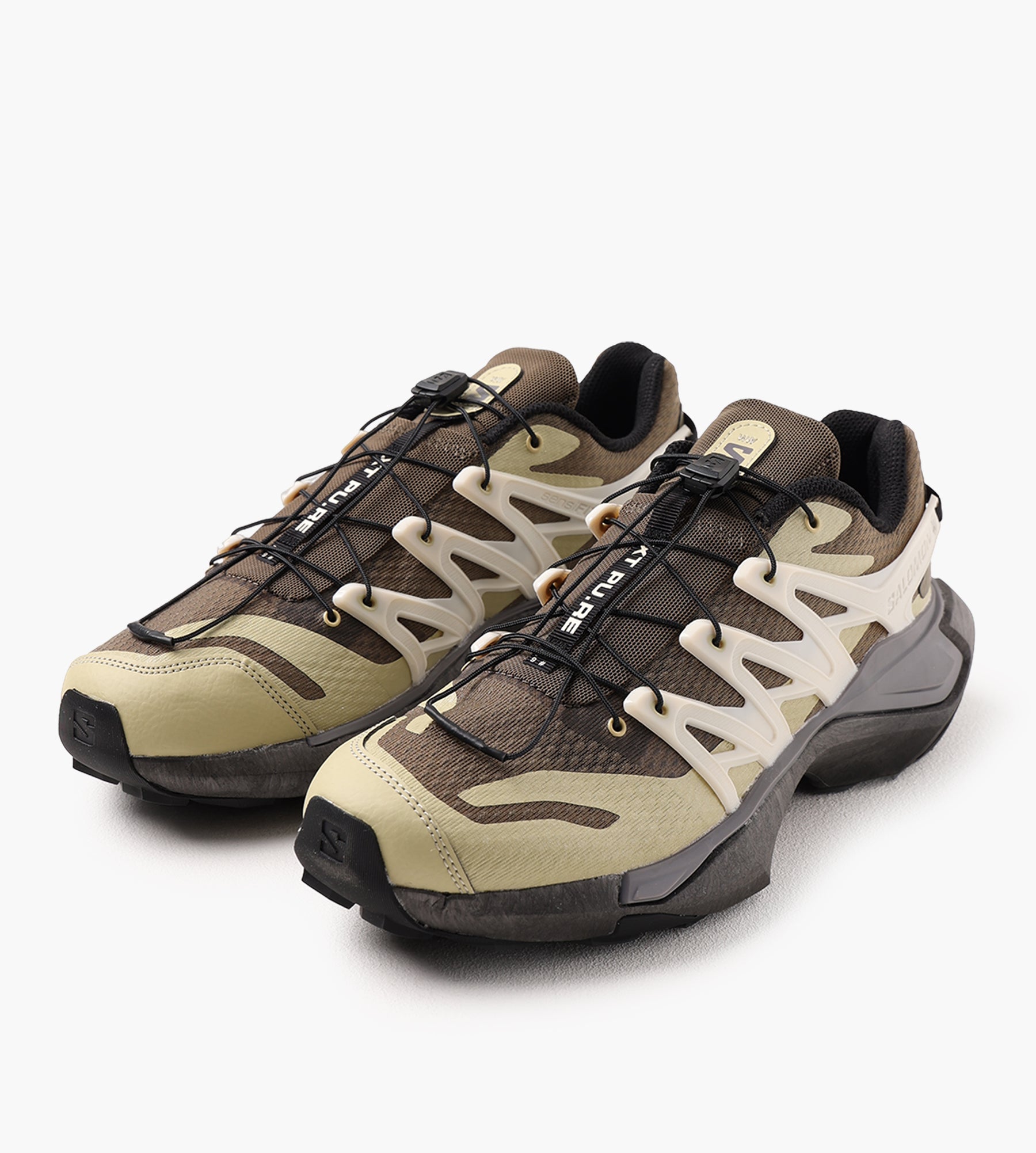 Salomon XT PU.RE ADVANCED Stone Gray Pale Olive Green Vanilla Ice