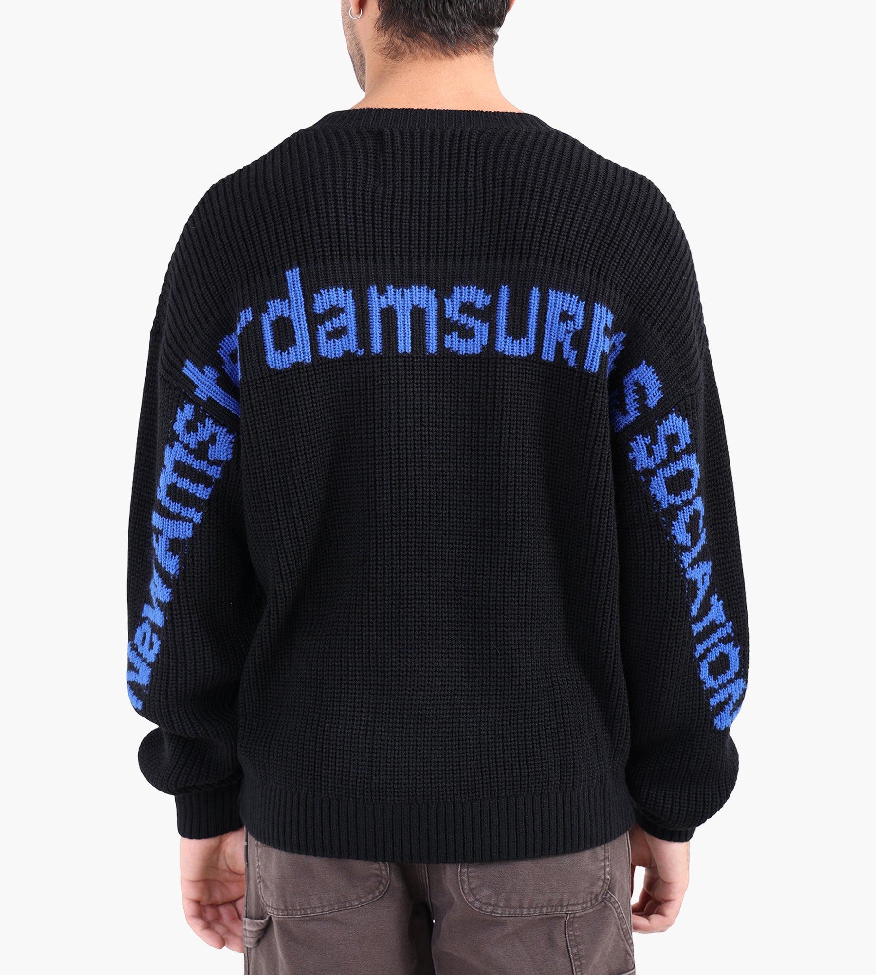 New Amsterdam Surf Association Line Name Knit Black Cobalt