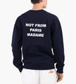 Drôle de Monsieur Le Sweatshirt Slogan Navy