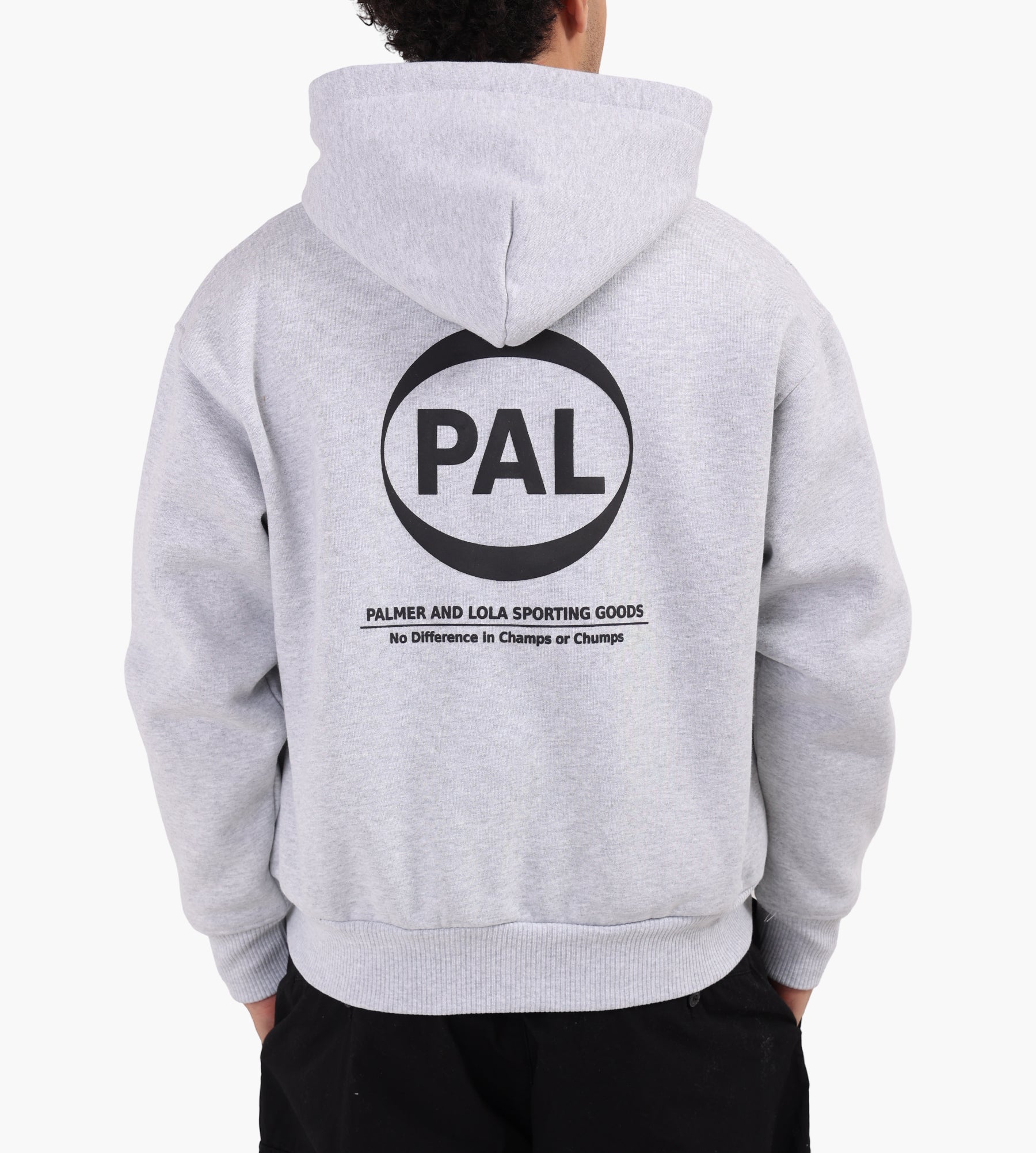 PAL Sporting Goods Pre Game Full Zip Hoody Light Gray Marl