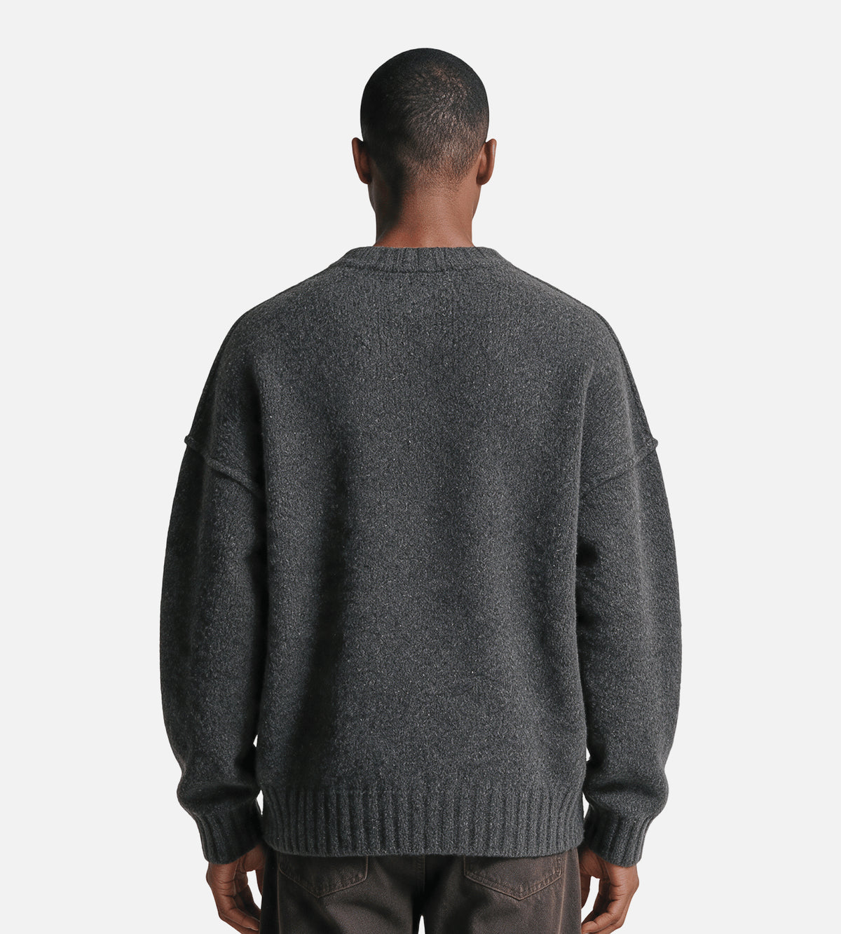 Seventh Wool Knit Crewneck Granite Grain