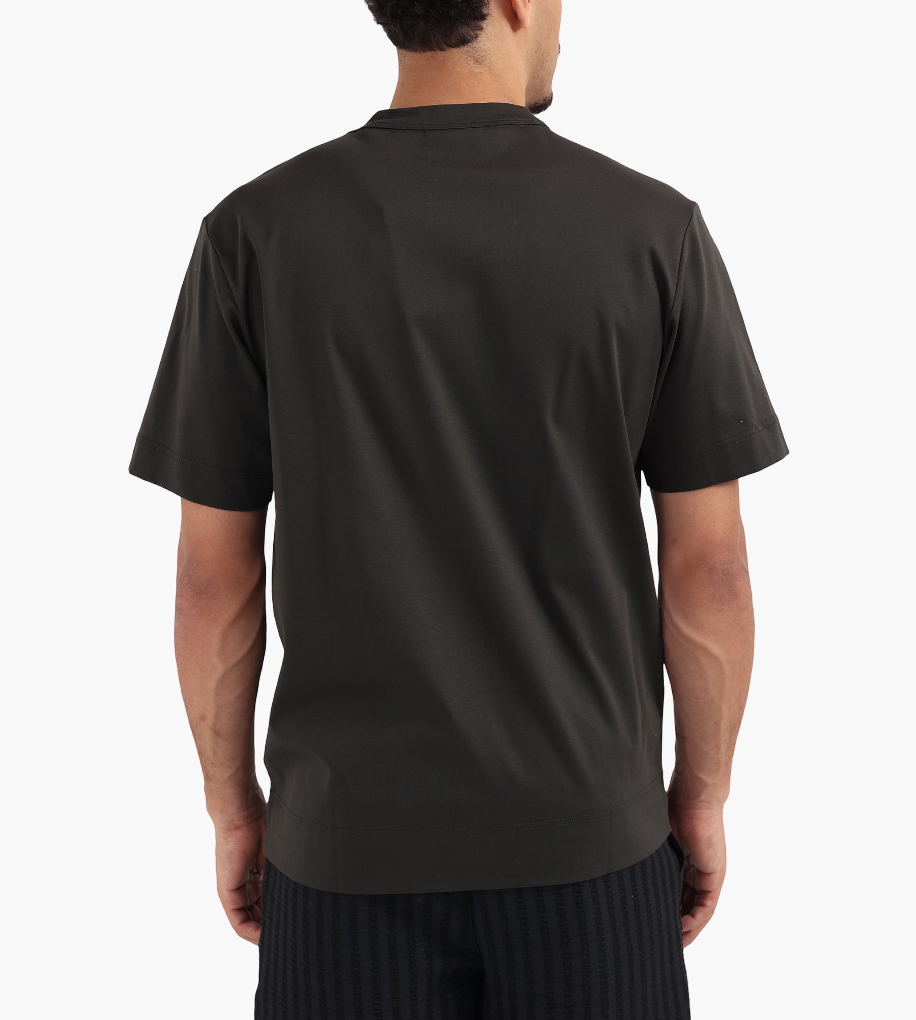 NN.07 Pedro EMB SS 3525 Tee Dark Army