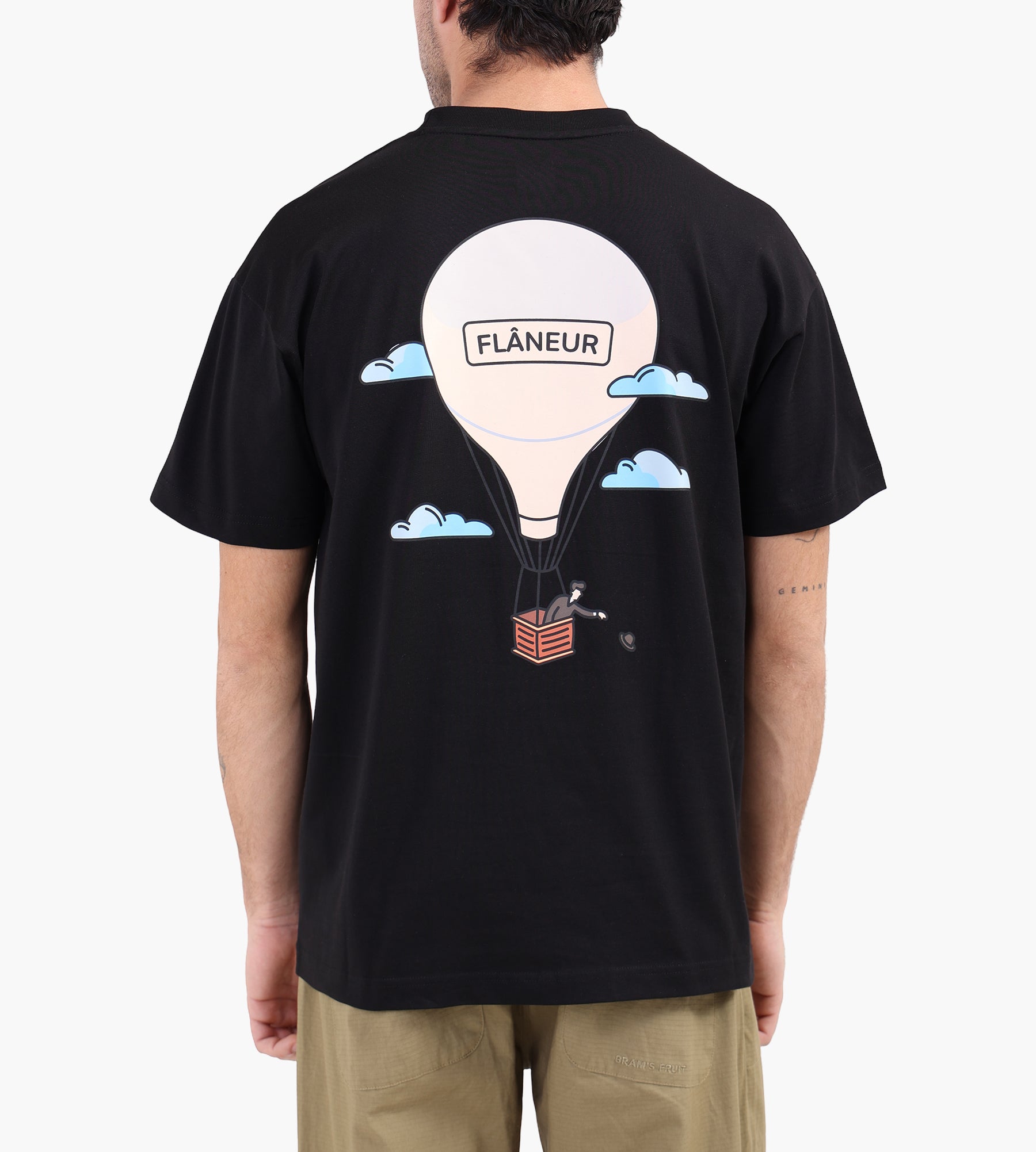 Flâneur Aéronautique T-Shirt Black - Flâneur - Clothing