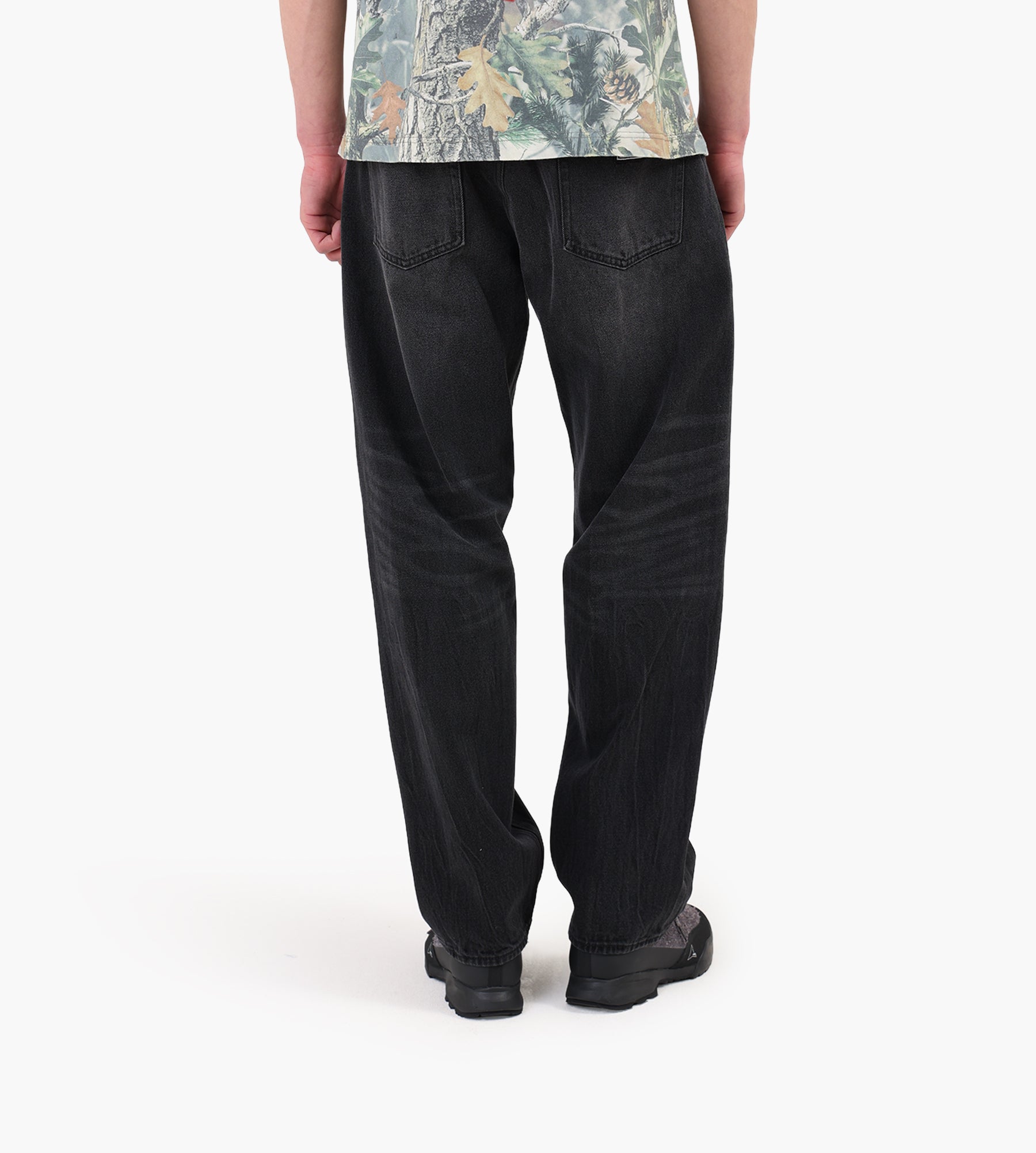 Obey Boxcar Straight Leg Denim Heavy Vintage Black