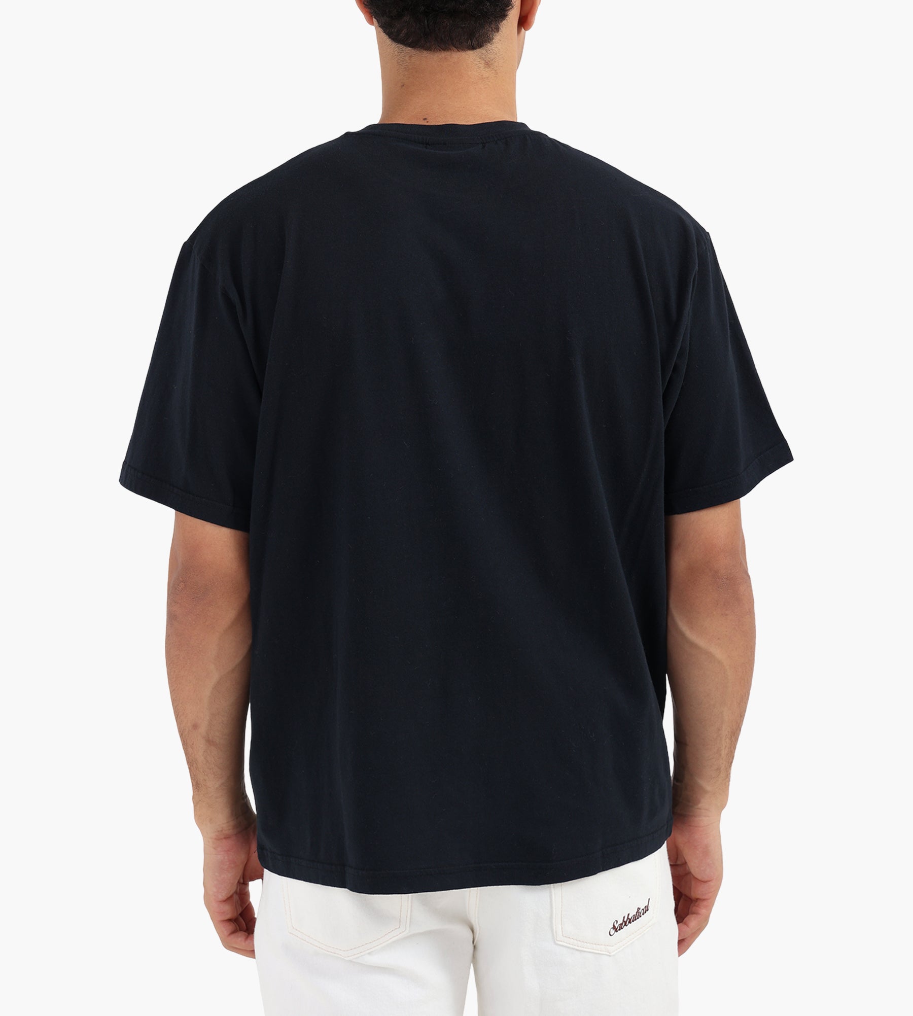 Wild Animals Logo In White T-Shirt Black