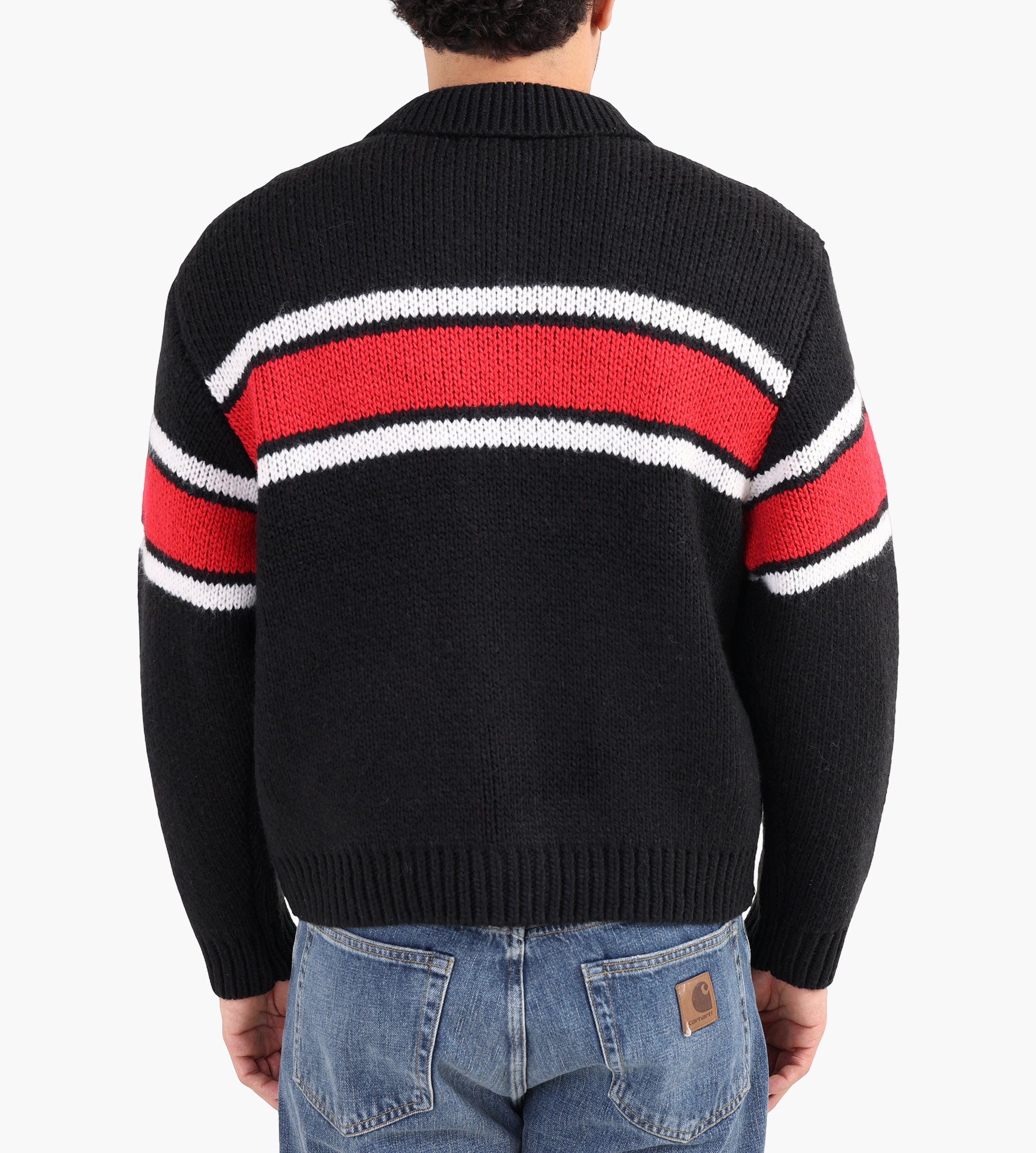 Obey Obey Bernard Zip Up Sweater Black