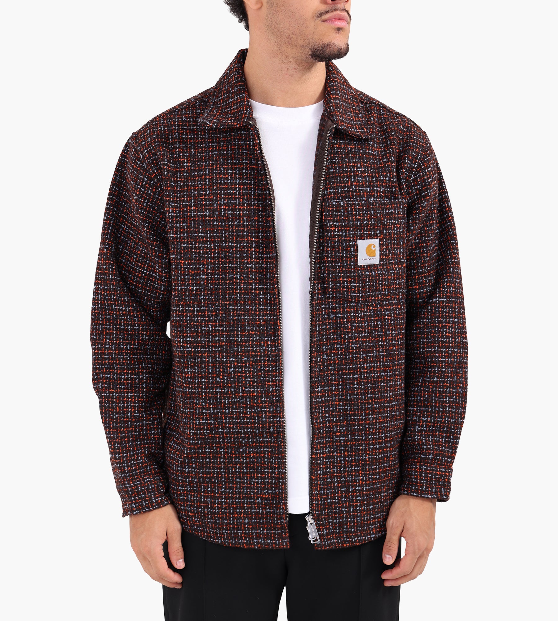 Carhartt WIP Bellamy Shirt Jac Bellamy Check Tobacco