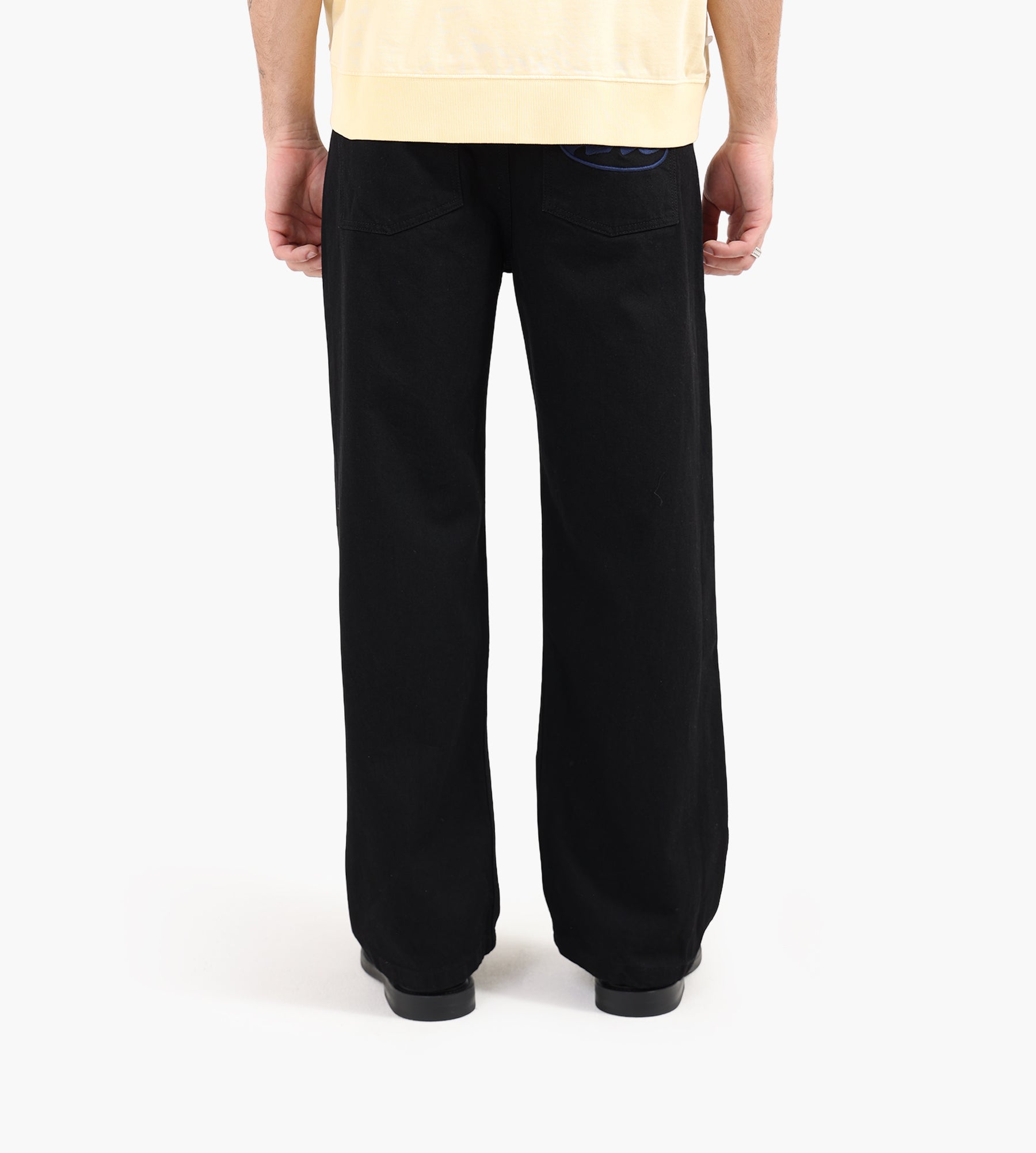 Arte Antwerp Circle Logo Pocket Pants Black - Arte Antwerp - Clothing