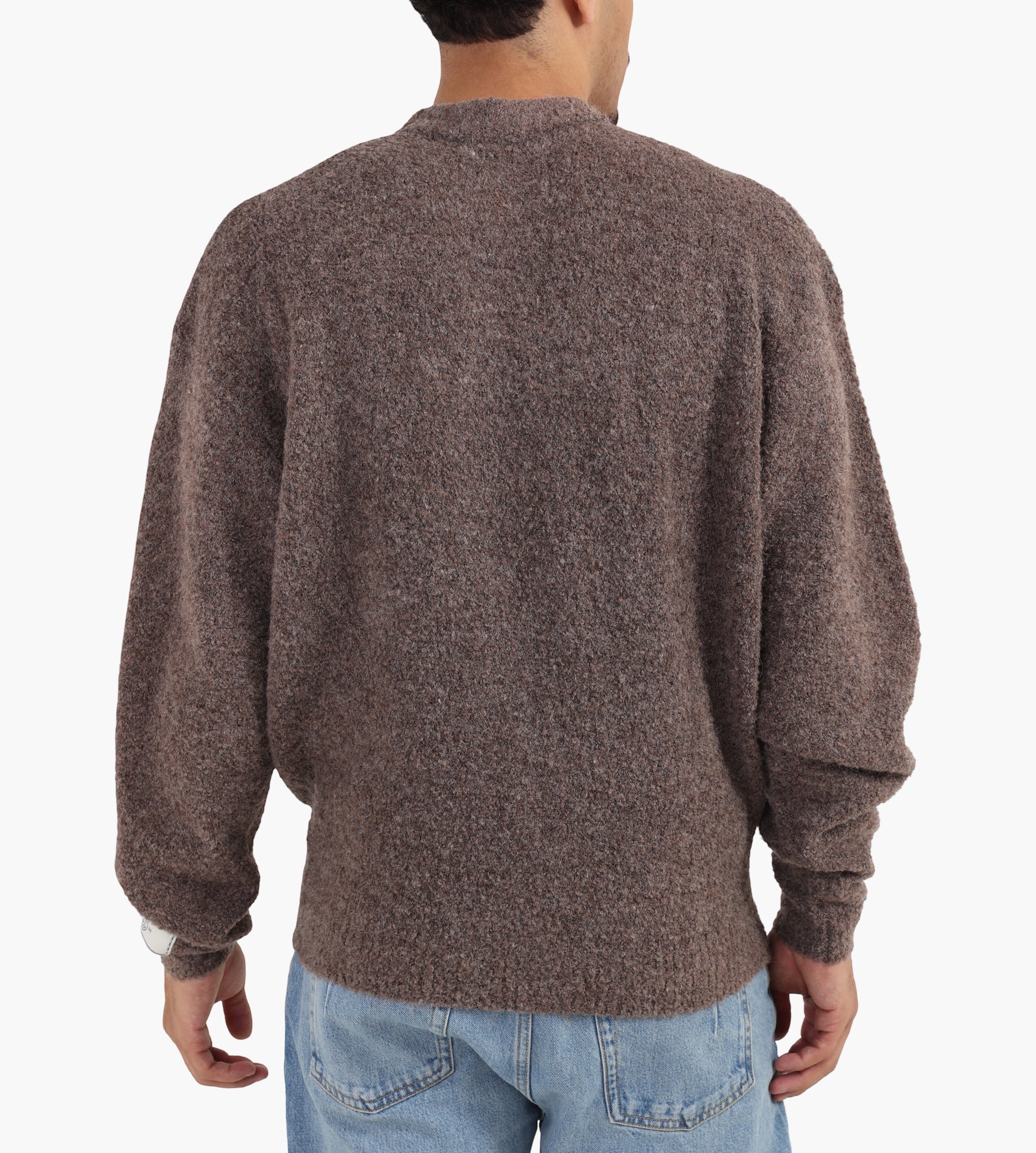 Ange Projects Boucle Knit Sweater Brown