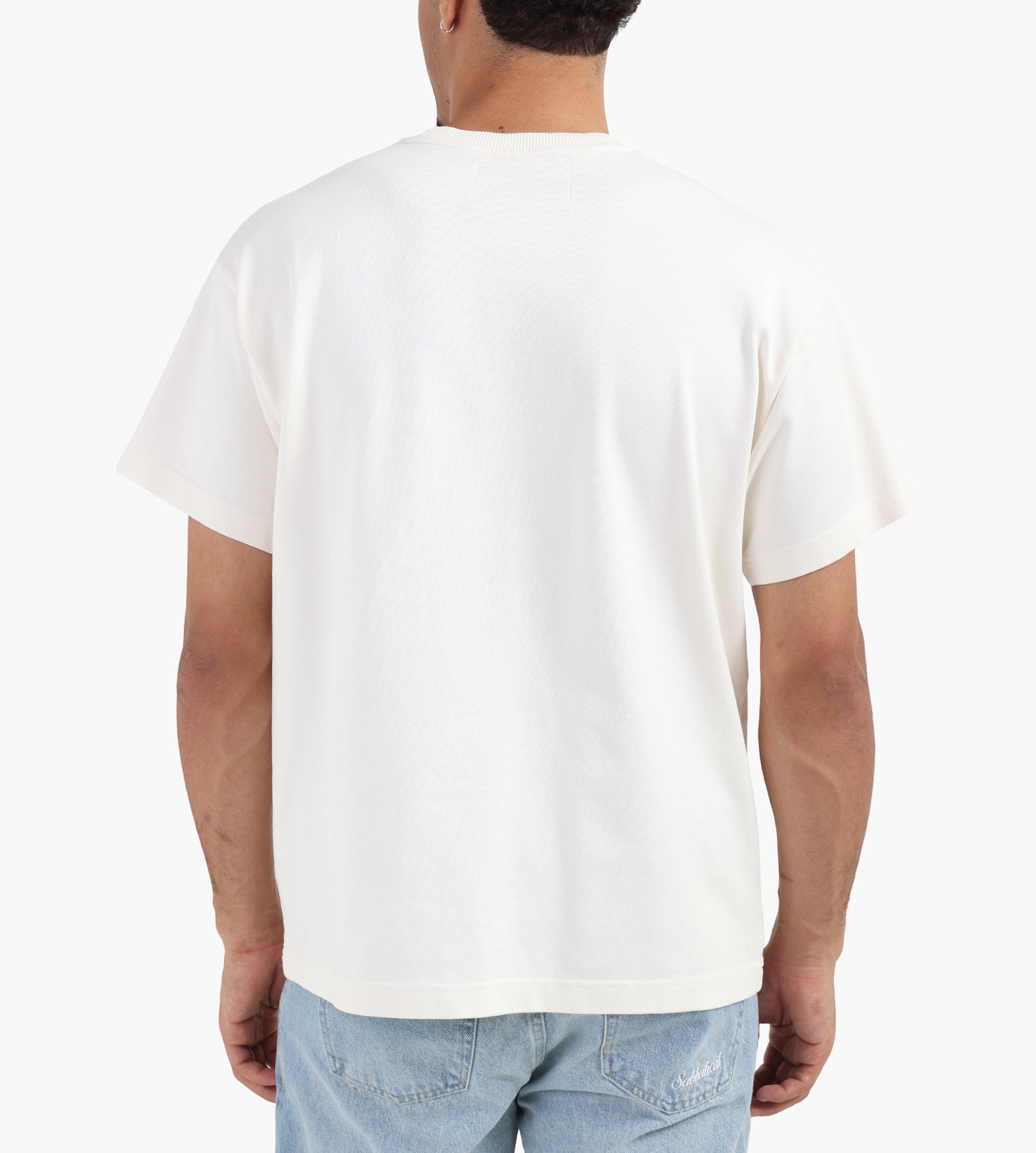 Ange Projects Wine Drive Patch Tee Off White