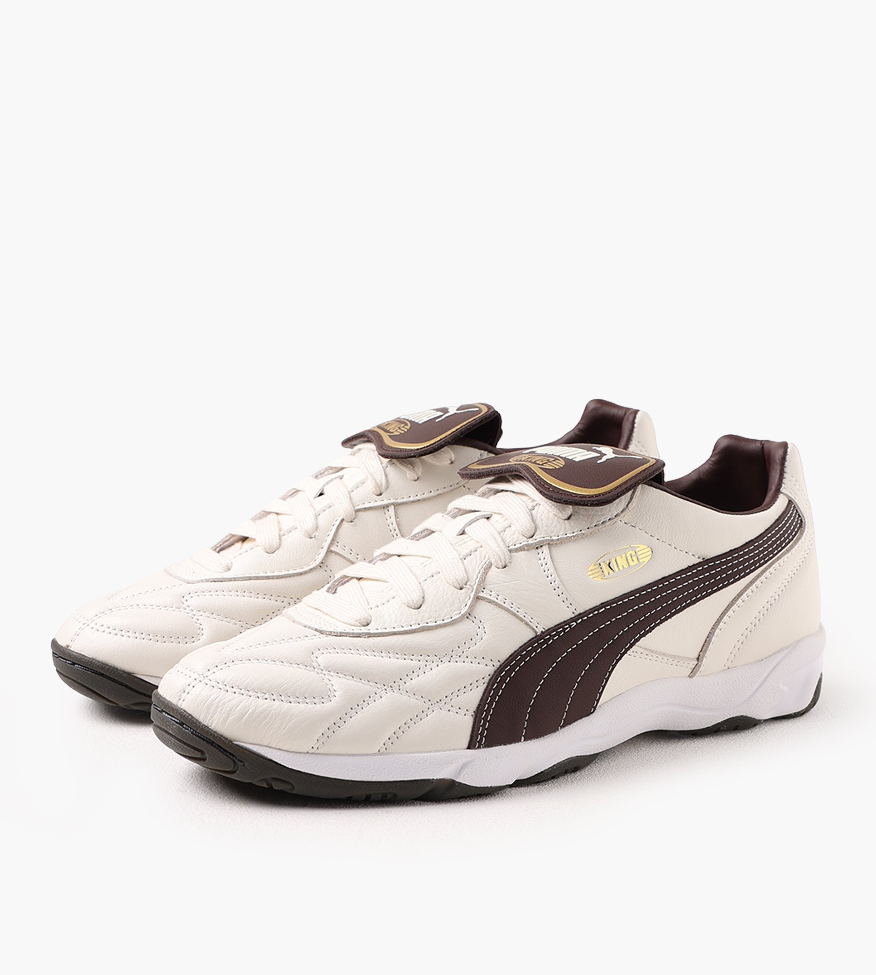 Puma King Indoor Warm White Chocolate Brown