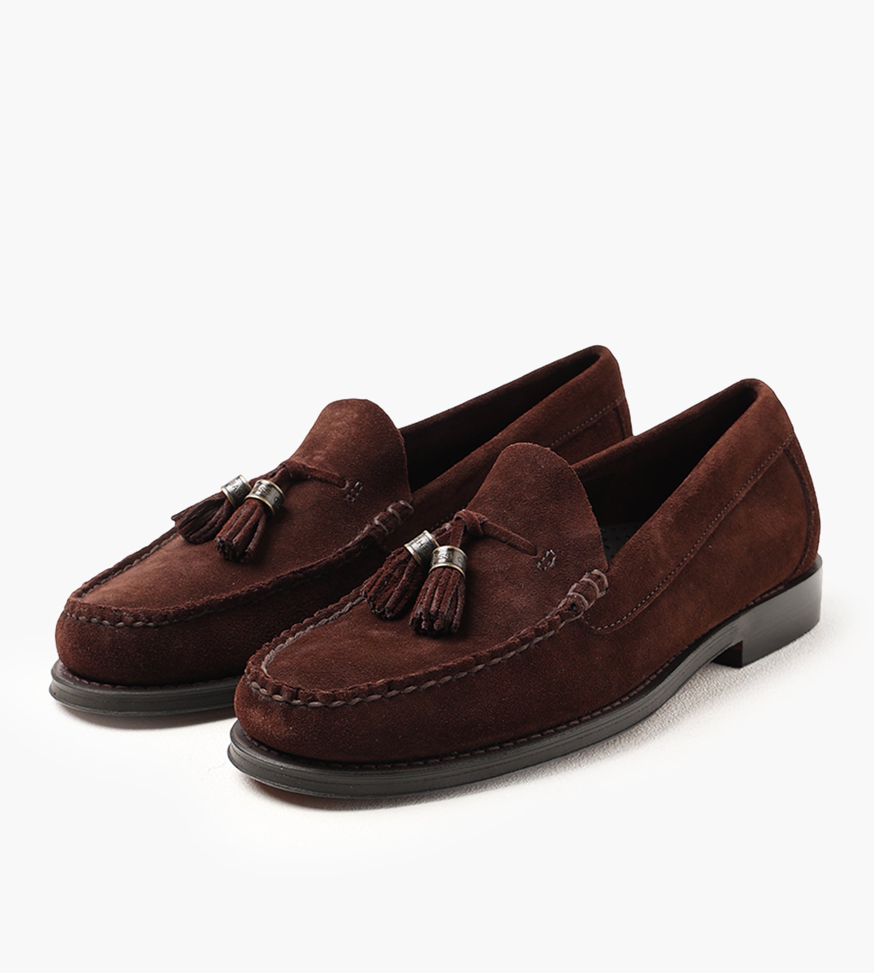 G.H. Bass Weejun Heritage Larkin Tassel II Chocolate Suede