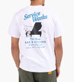 Service Works Bar + Kitchen Tee White